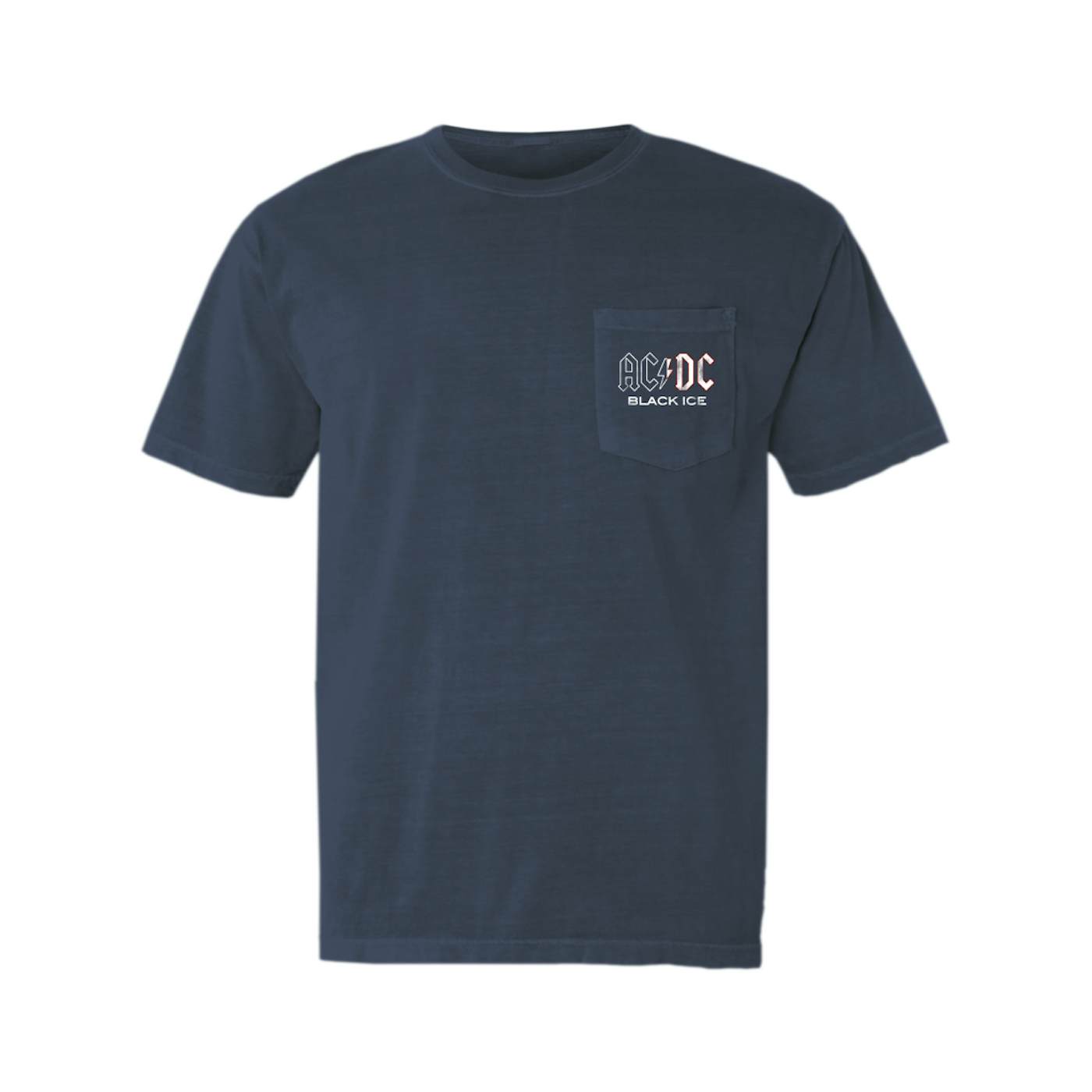 AC/DC T-Shirt | Black Ice Album Design (Merchbar Exclusive) ACDC Pocket T-shirt