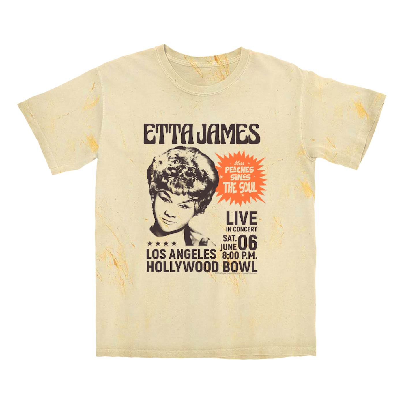 Etta James T-shirt | Miss Peaches At Hollywood Bowl Etta James