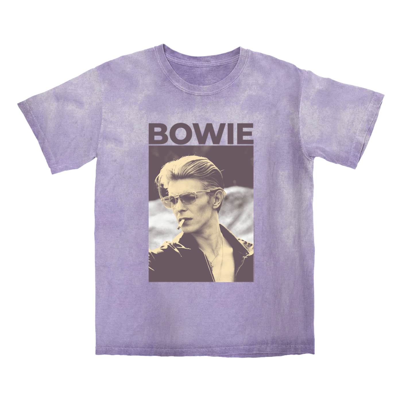 David Bowie T-shirt | The Man Who Fell To Earth Sepia Photo David Bowie Color Blast Shirt