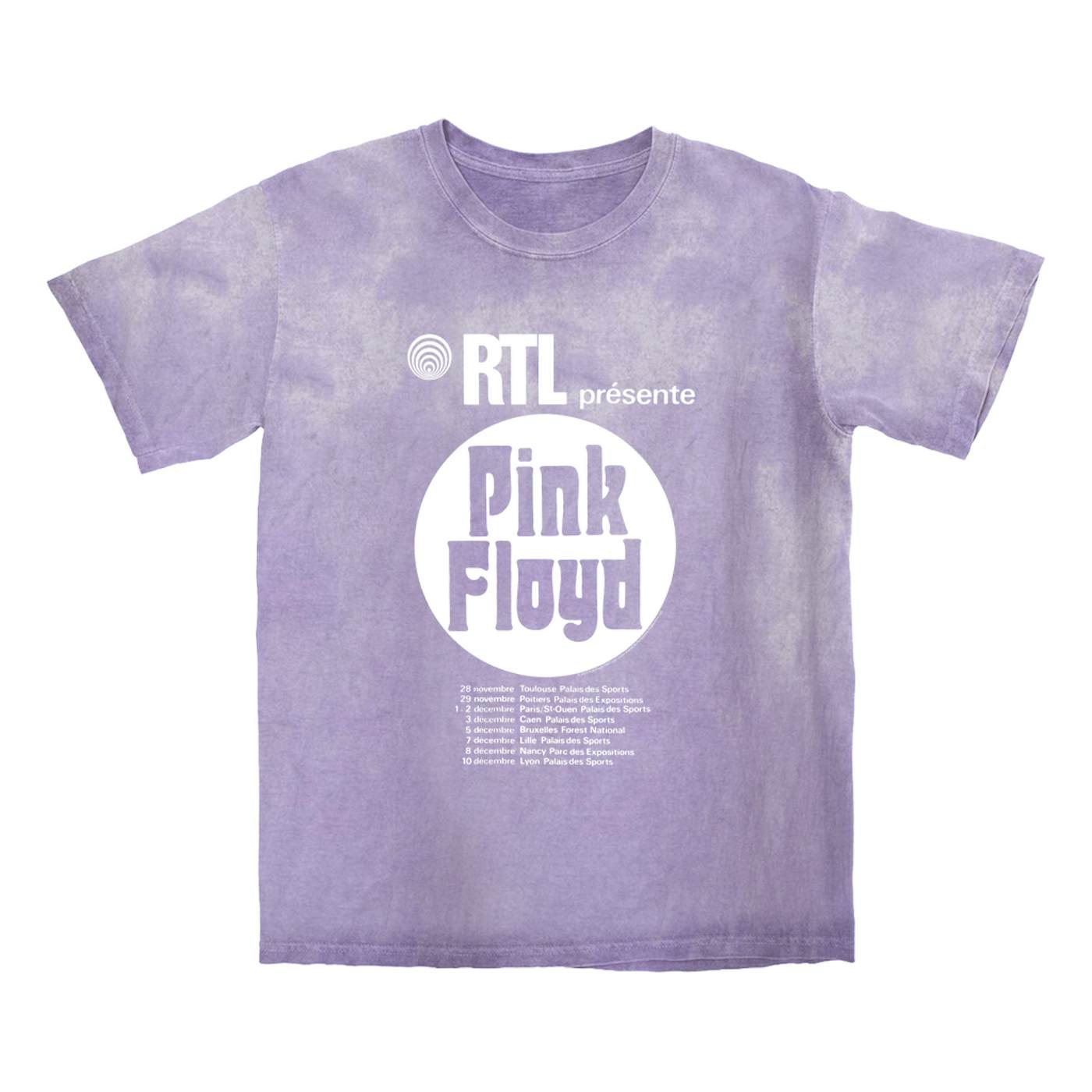 Pink Floyd T-shirt | RTL Presente Concert Flyer (Merchbar Exclusive) Pink  Floyd Color Blast Shirt
