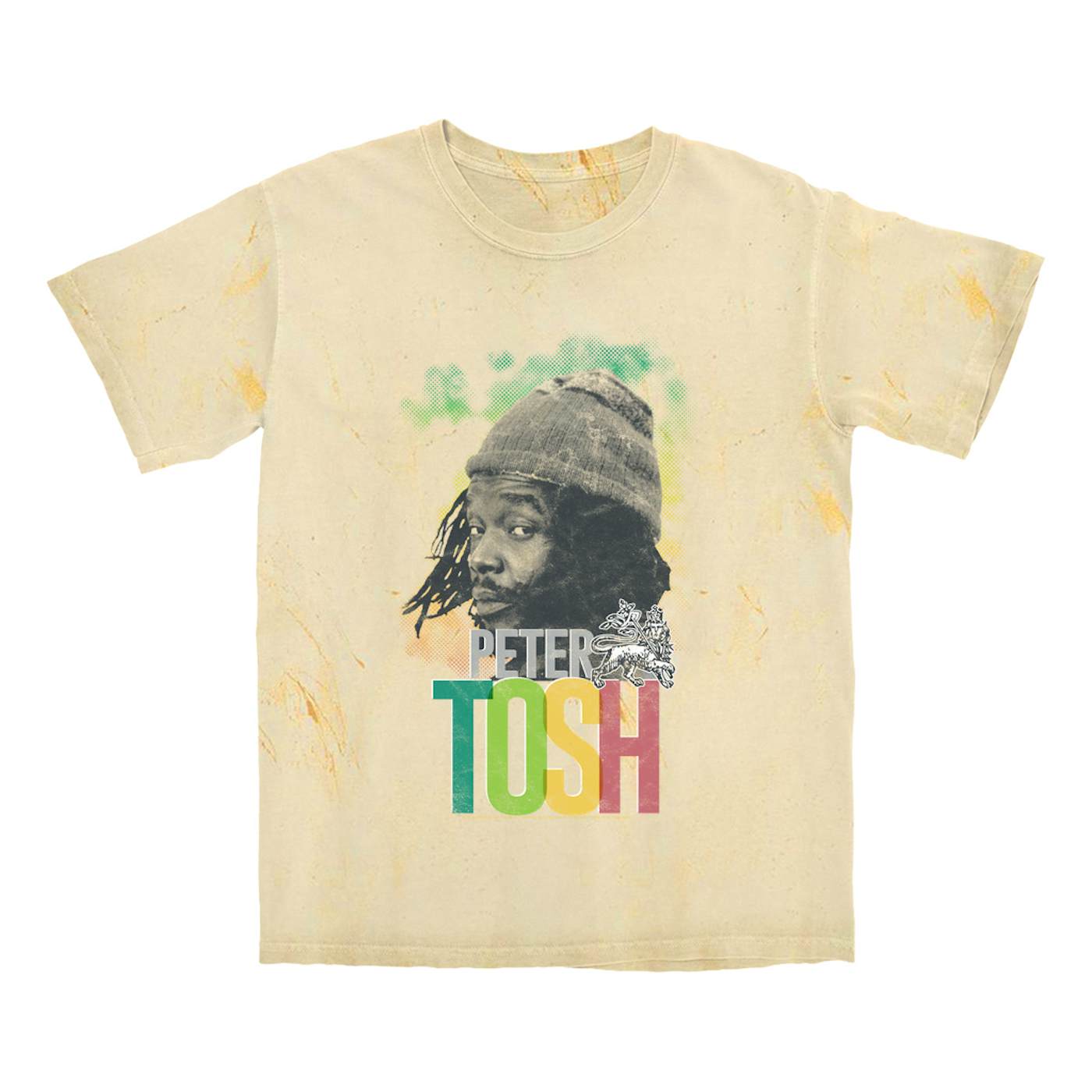 Peter Tosh T-shirt | Over The Shoulder (Merchbar Exclusive) Peter Tosh Color Blast Shirt
