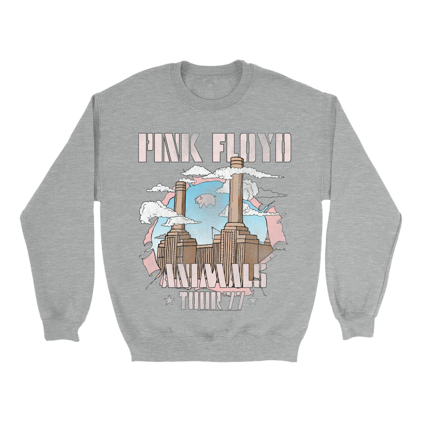 Pink Floyd Sweatshirt | Factory Animals Tour '77 Pink Floyd Sweatshirt