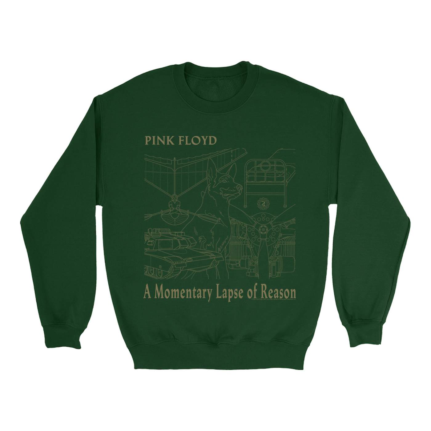 Pink Floyd Sweatshirt | A Momentary Lapse of Reason Schematic Pink Floyd Sweatshirt