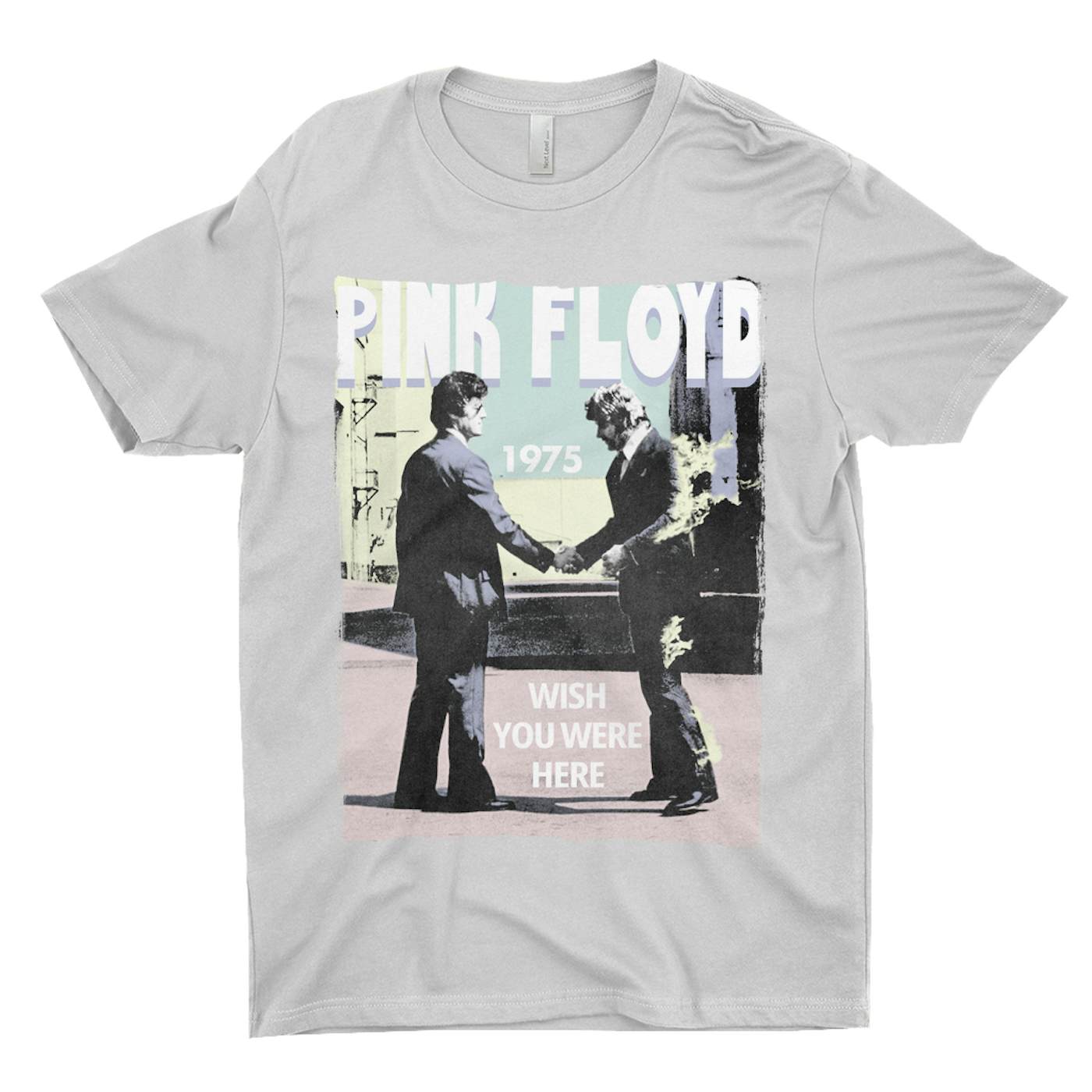 Pink Floyd T-Shirt | Pastel Wish You Were Here Design Pink Floyd Shirt