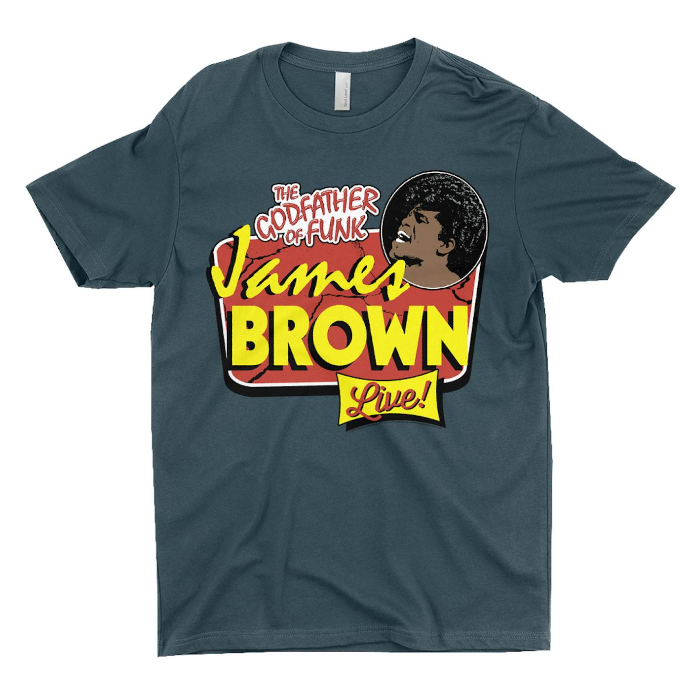 James Brown T-Shirt | Godfather Of Funk, LIVE! James Brown Shirt