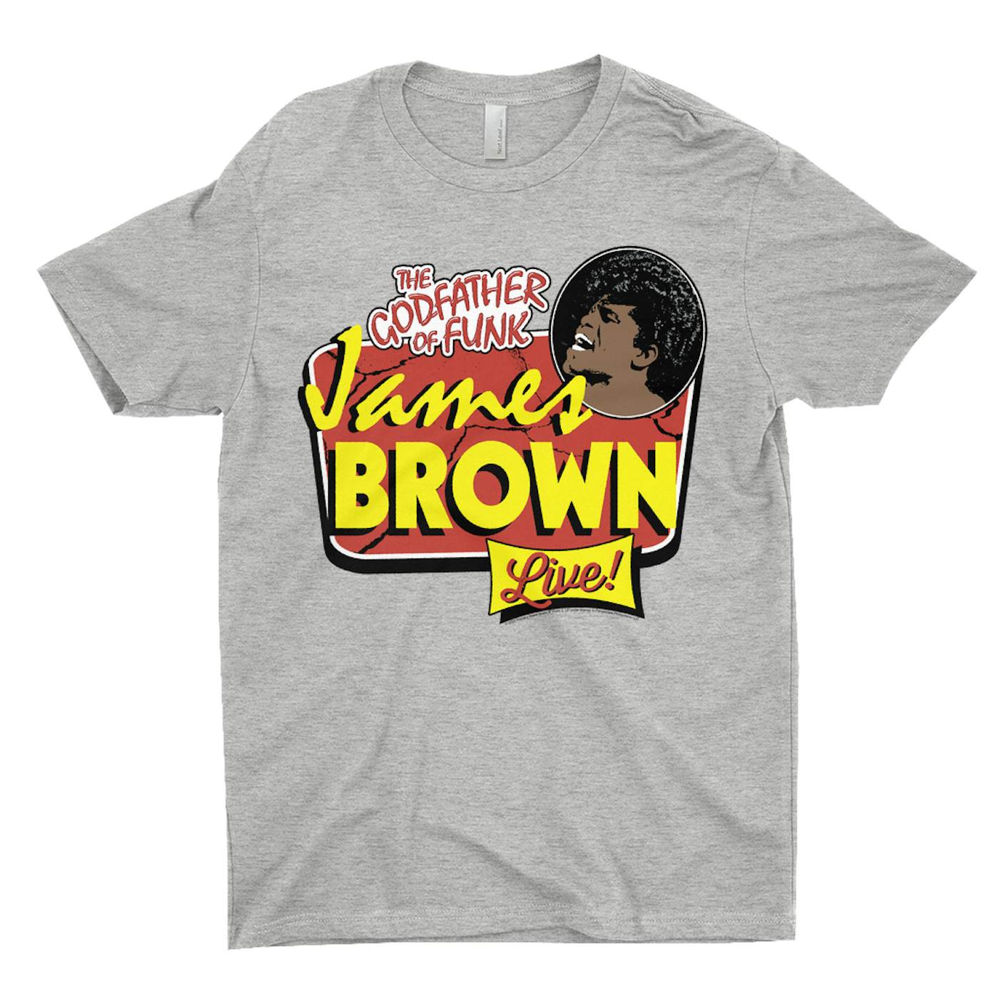 James Brown T-Shirt | Godfather Of Funk, LIVE! James Brown Shirt