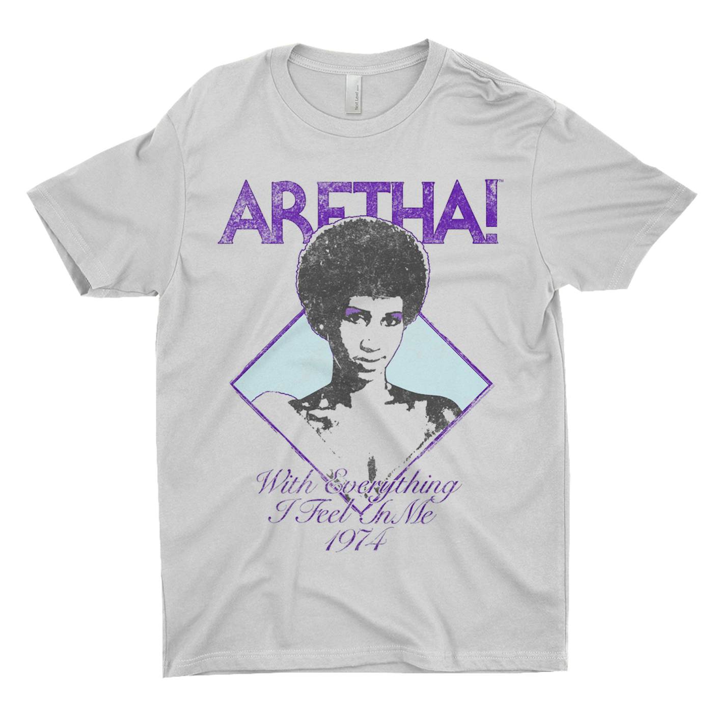 Aretha Franklin T-Shirt | With Everything I Feel in Me 1974 Purple (Merchbar Exclusive) Aretha Franklin Shirt