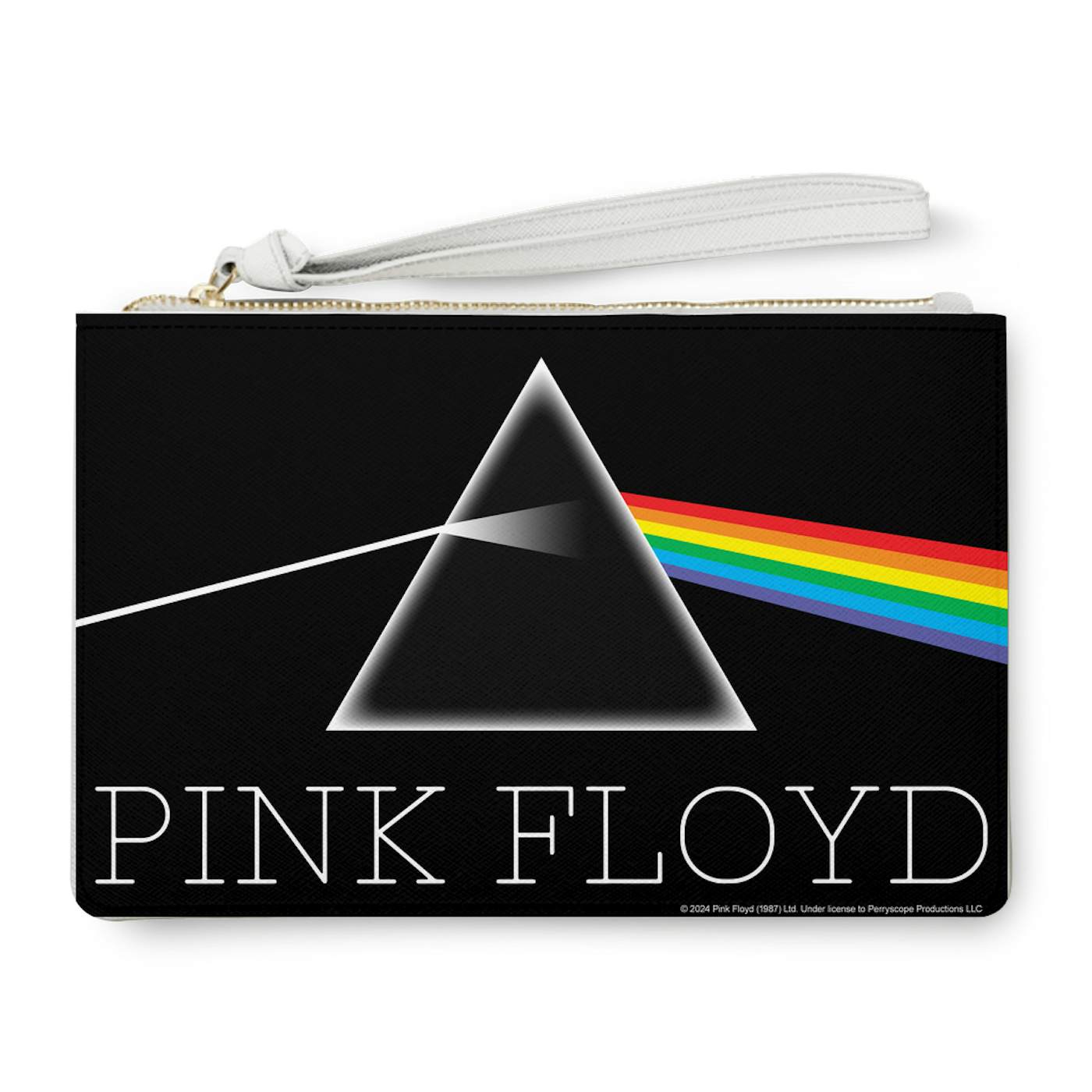 Pink Floyd Clutch  The Dark Side Of The Moon Cassette Tape (Merchbar  Exclusive) Pink Floyd Clutch Bag