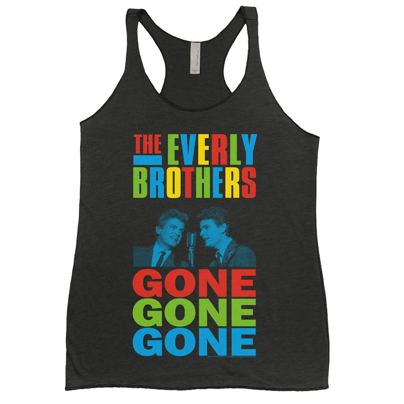 The Everly Brothers Ladies' Tank Top | Gone, Gone, Gone Colorful The Everly Brothers Shirt