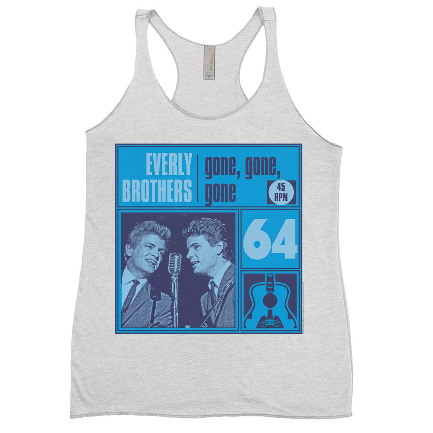 The Everly Brothers Ladies' Tank Top | Gone, Gone, Gone Blue The Everly Brothers Shirt