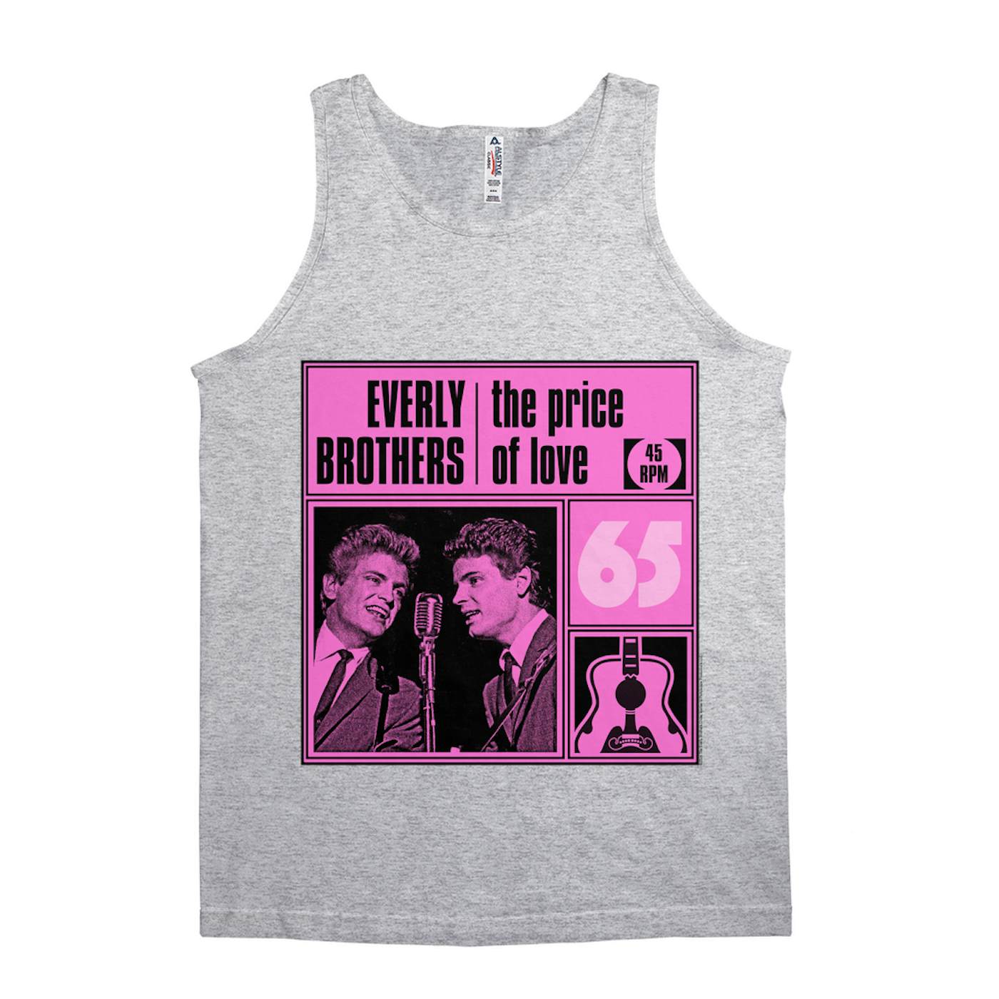 The Everly Brothers Unisex Tank Top | The Price Of Love Pink The Everly Brothers Shirt