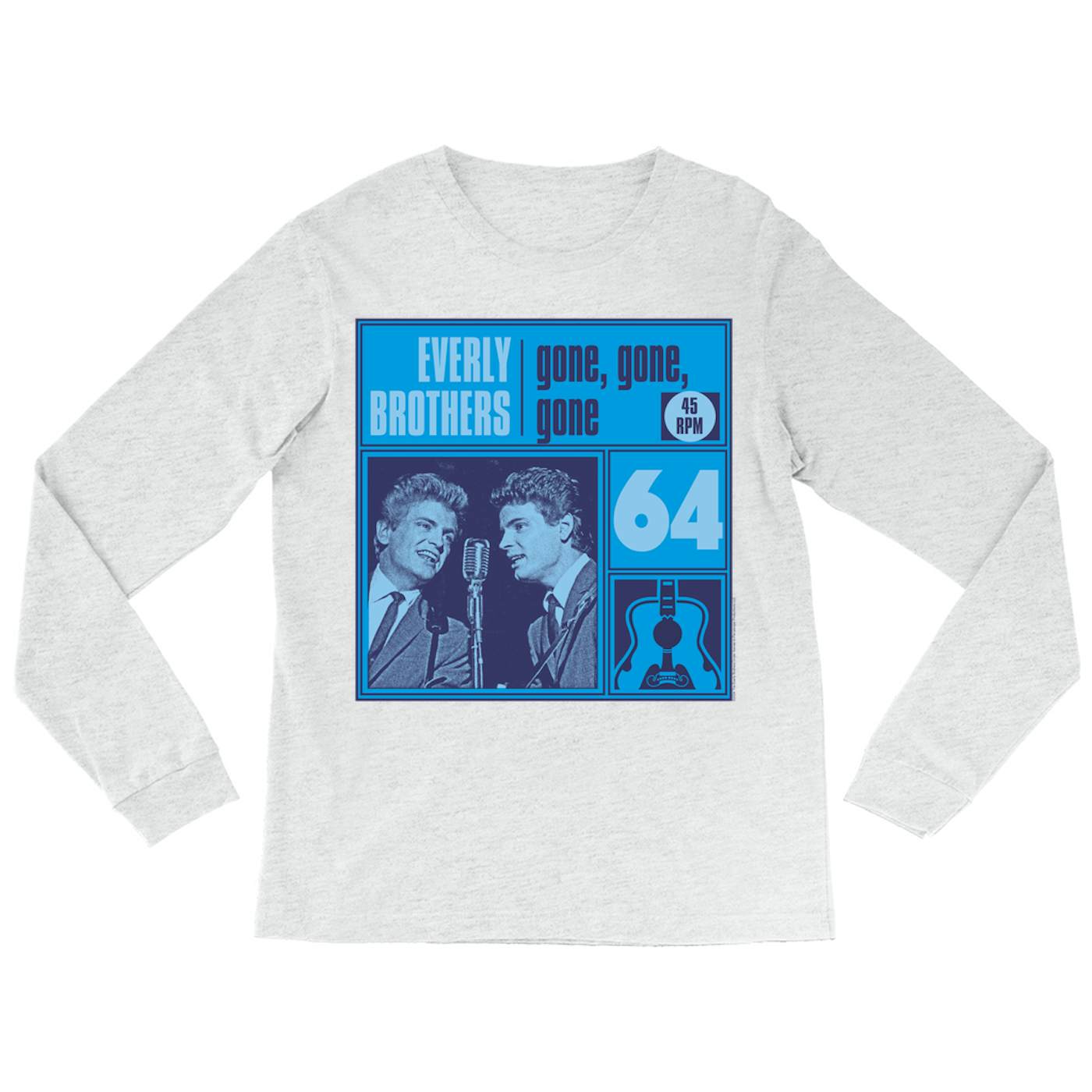 The Everly Brothers Long Sleeve Shirt | Gone, Gone, Gone Blue The Everly Brothers Shirt