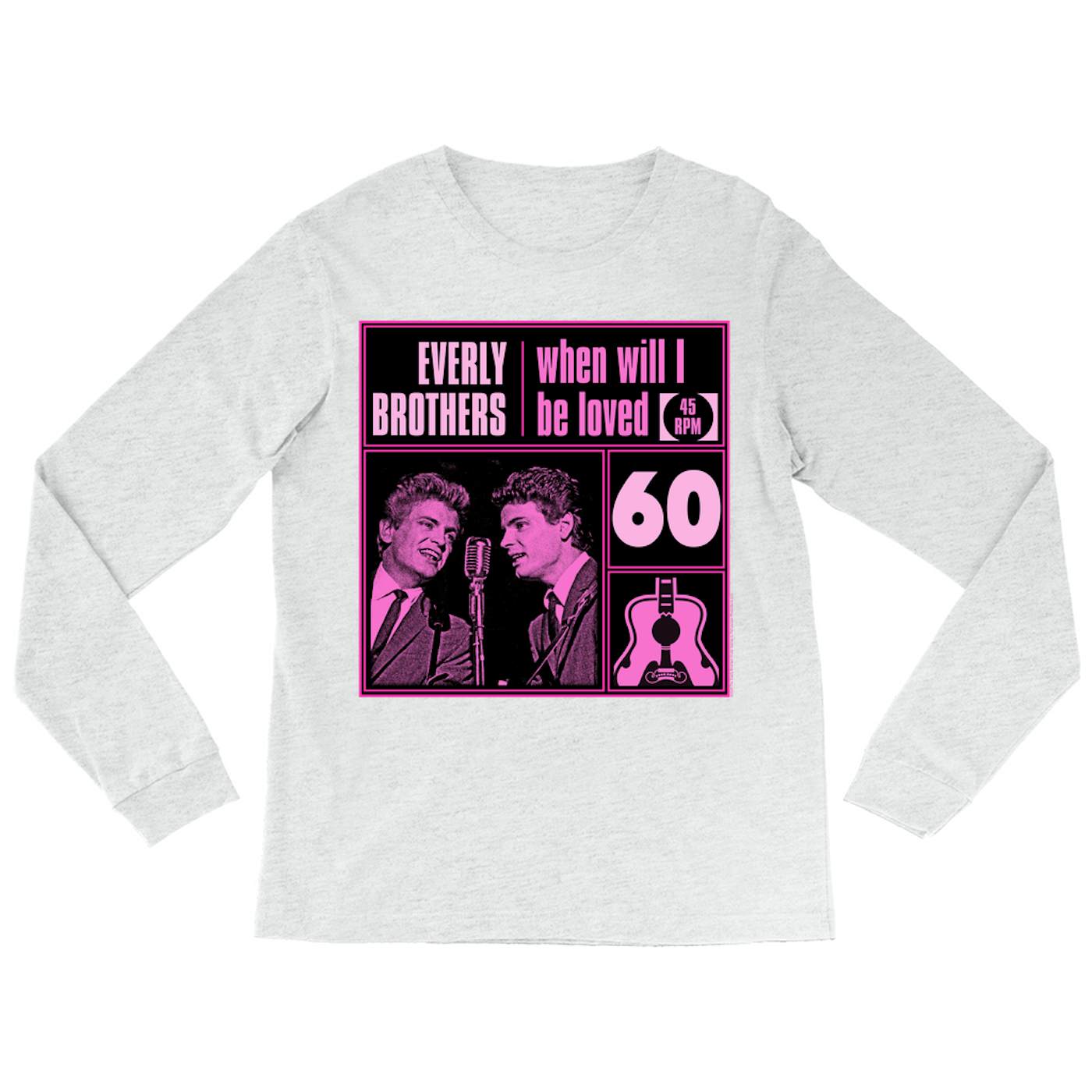 The Everly Brothers Long Sleeve Shirt | When Will I Be Loved Pink Black The Everly Brothers Shirt