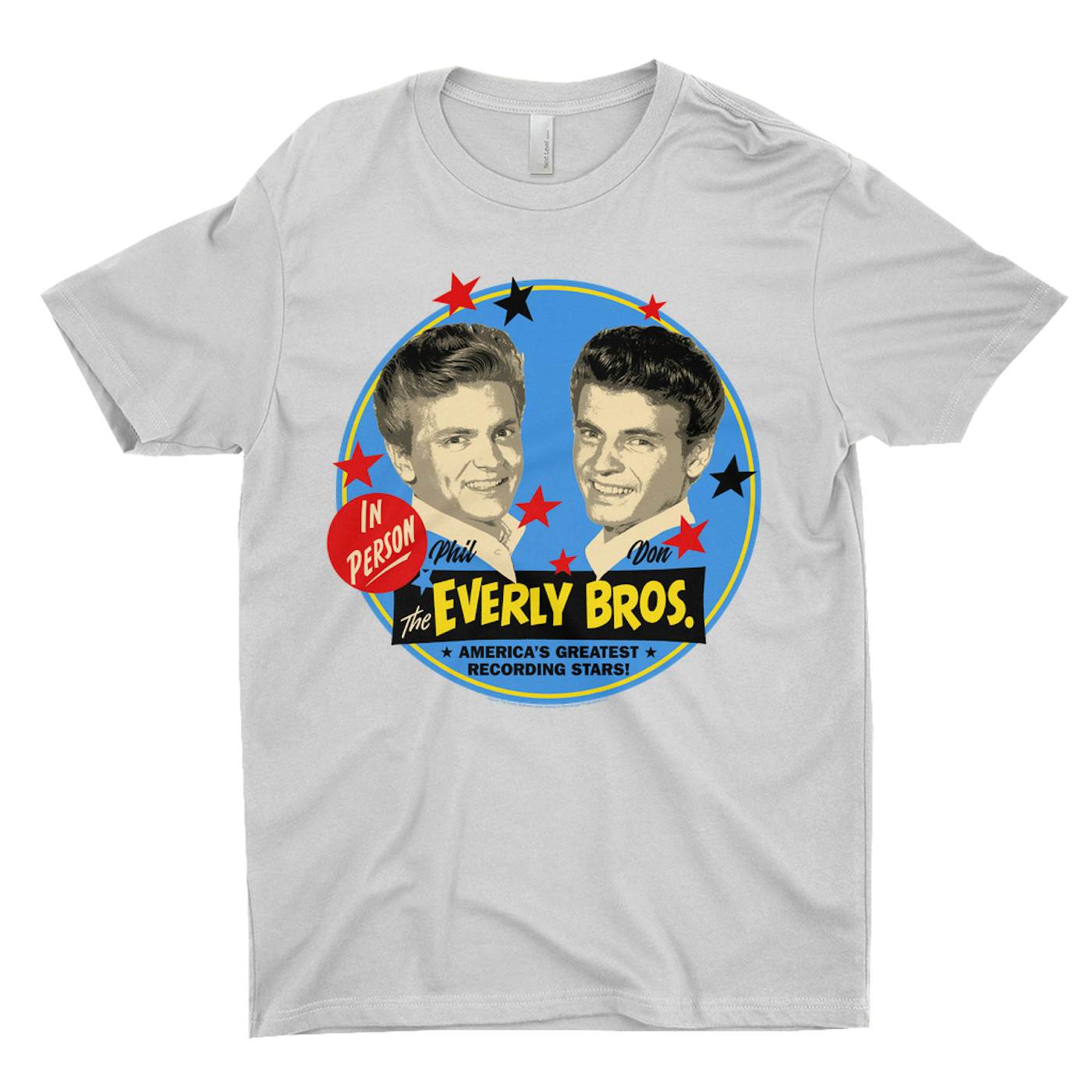 The Everly Brothers T-Shirt | America's Greatest Recording Stars Promotion Image The Everly Brothers Shirt