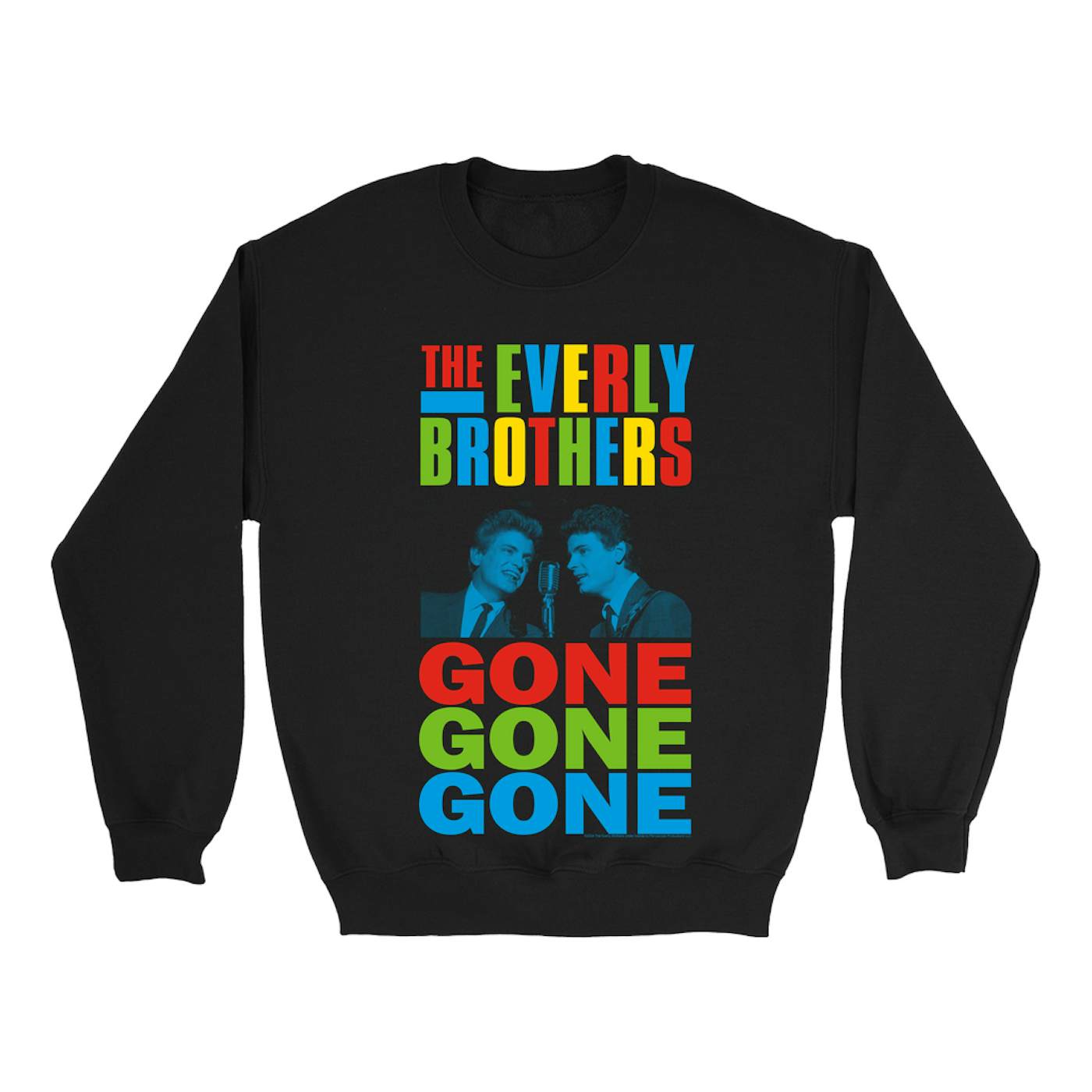 The Everly Brothers Sweatshirt | Gone, Gone, Gone Colorful The Everly Brothers Sweatshirt