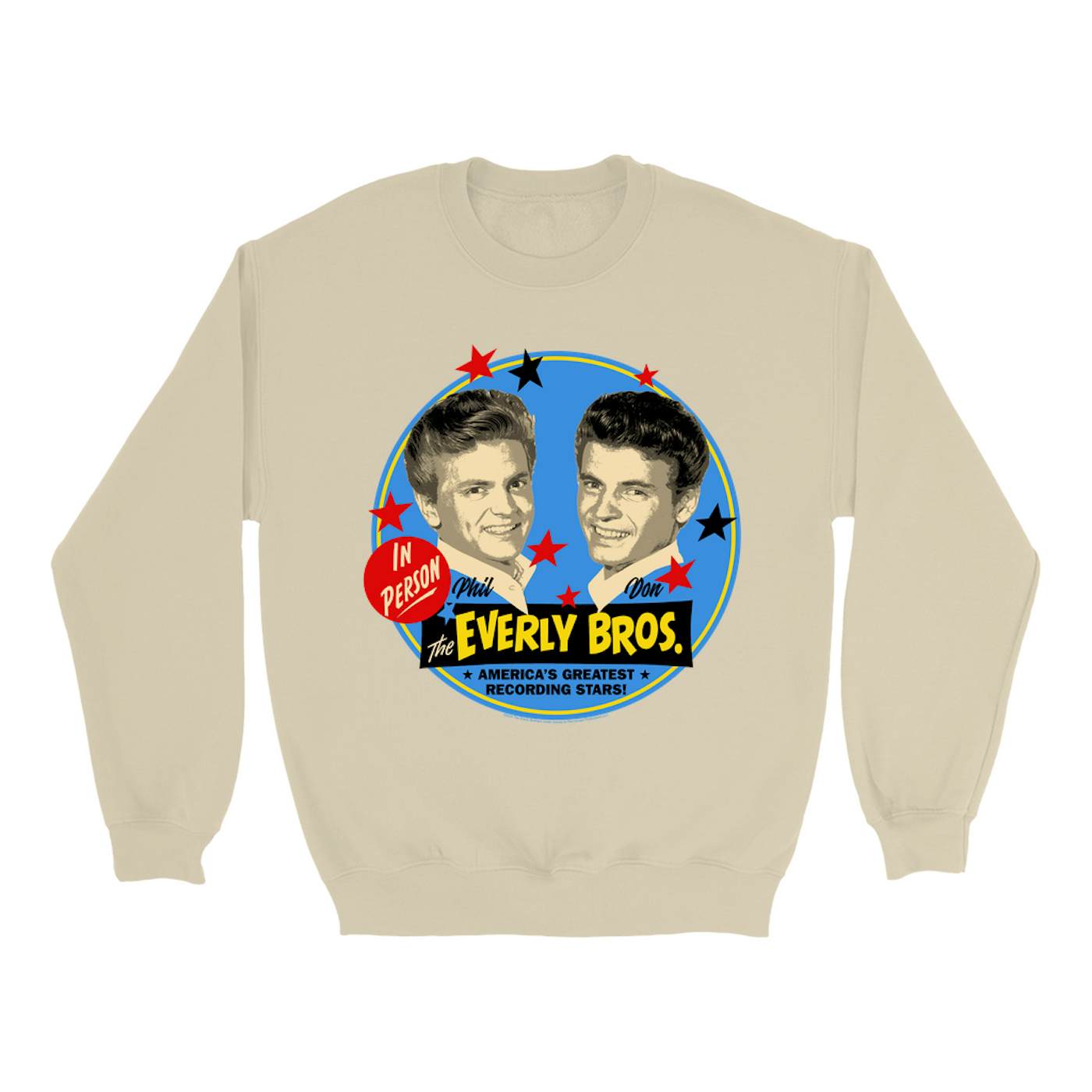 The Everly Brothers Sweatshirt | America's Greatest Recording Stars Promotion Image The Everly Brothers Sweatshirt