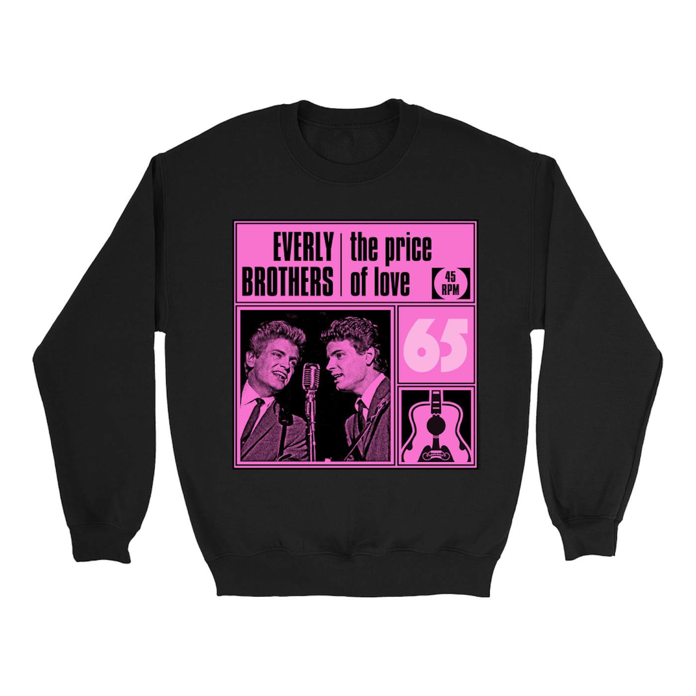 The Everly Brothers Sweatshirt | The Price Of Love Pink The Everly Brothers Sweatshirt