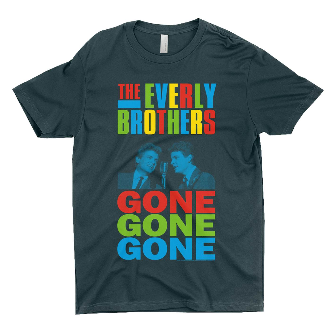 The Everly Brothers T-Shirt | Gone, Gone, Gone Colorful The Everly Brothers Shirt