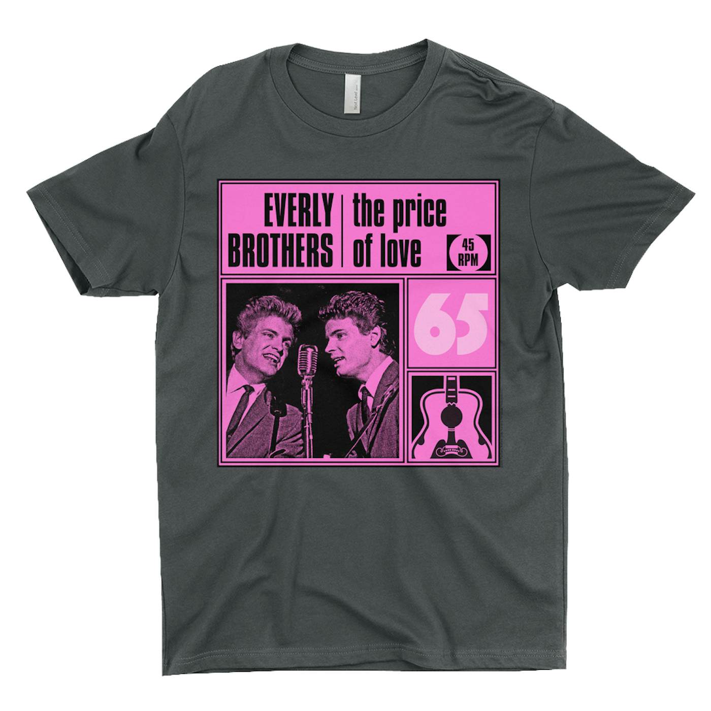 The Everly Brothers T-Shirt | The Price Of Love Pink The Everly Brothers Shirt