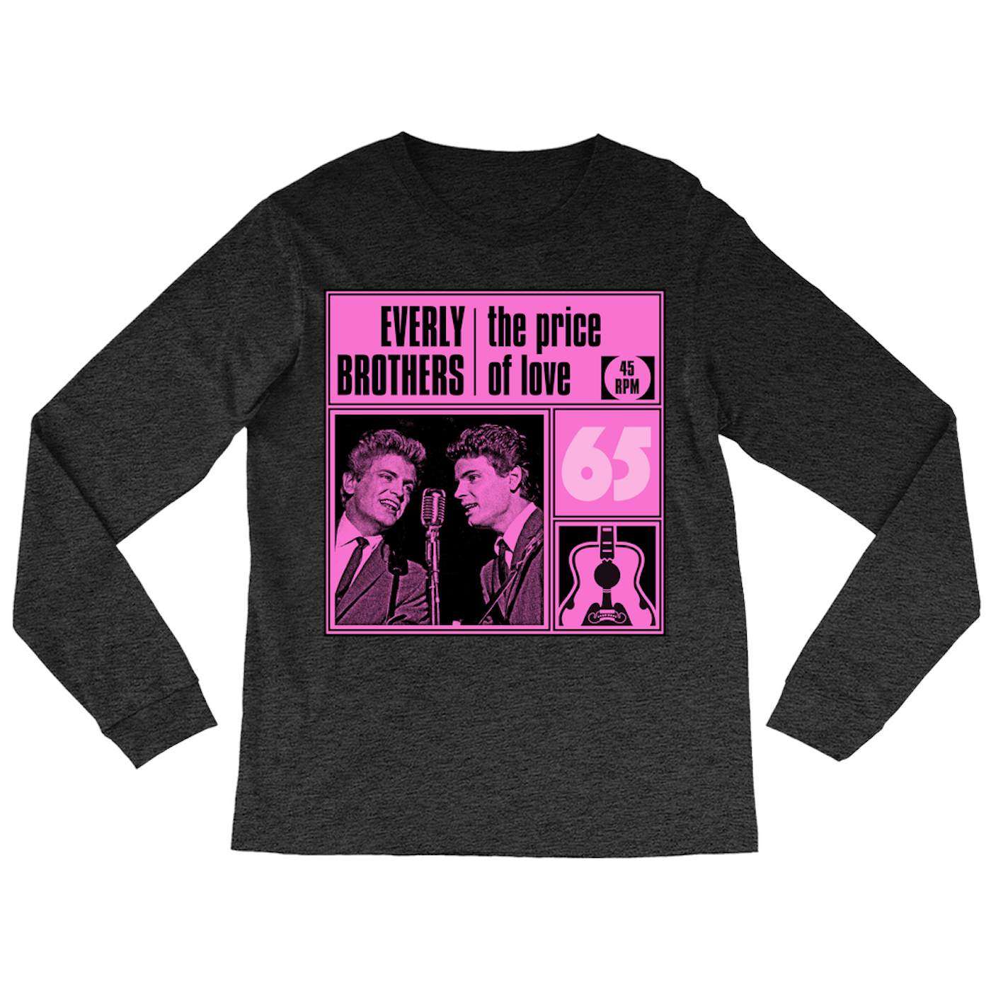 The Everly Brothers Long Sleeve Shirt | The Price Of Love Pink The Everly Brothers Shirt