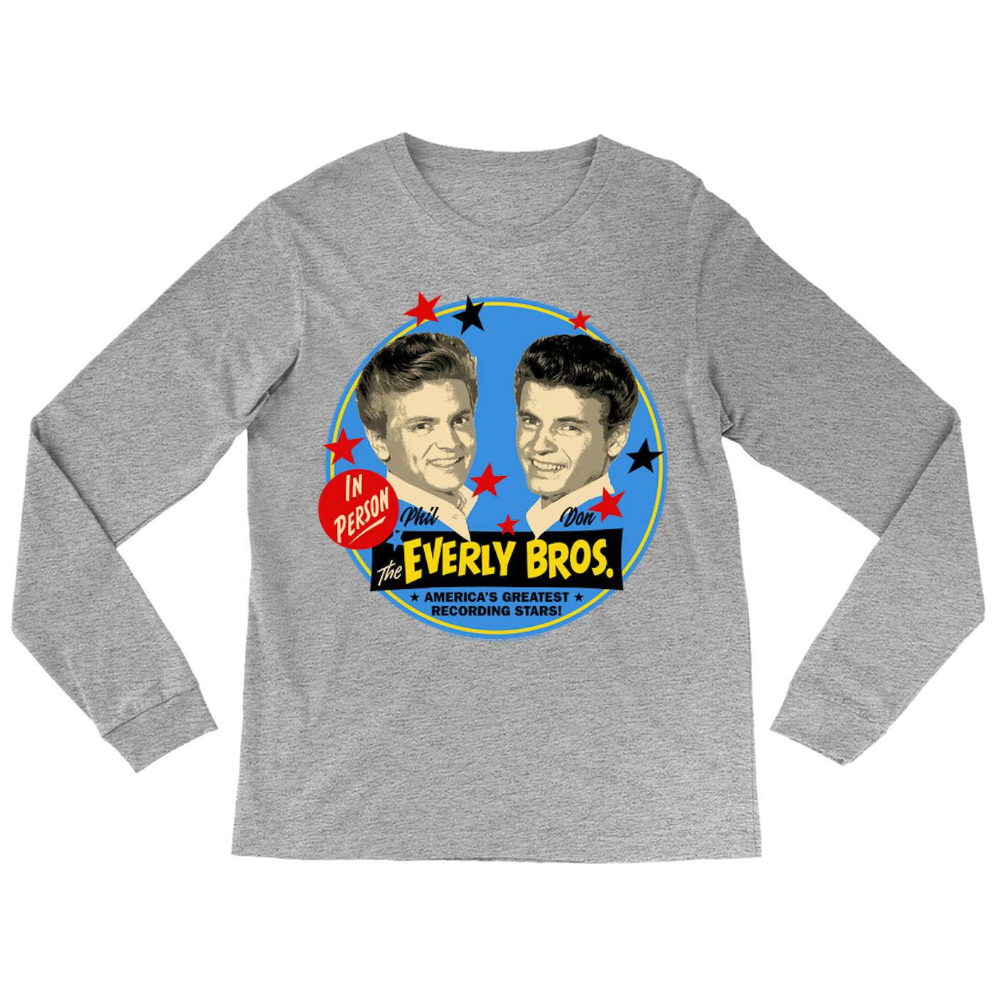 The Everly Brothers Long Sleeve Shirt | America's Greatest Recording Stars Promotion Image The Everly Brothers Shirt