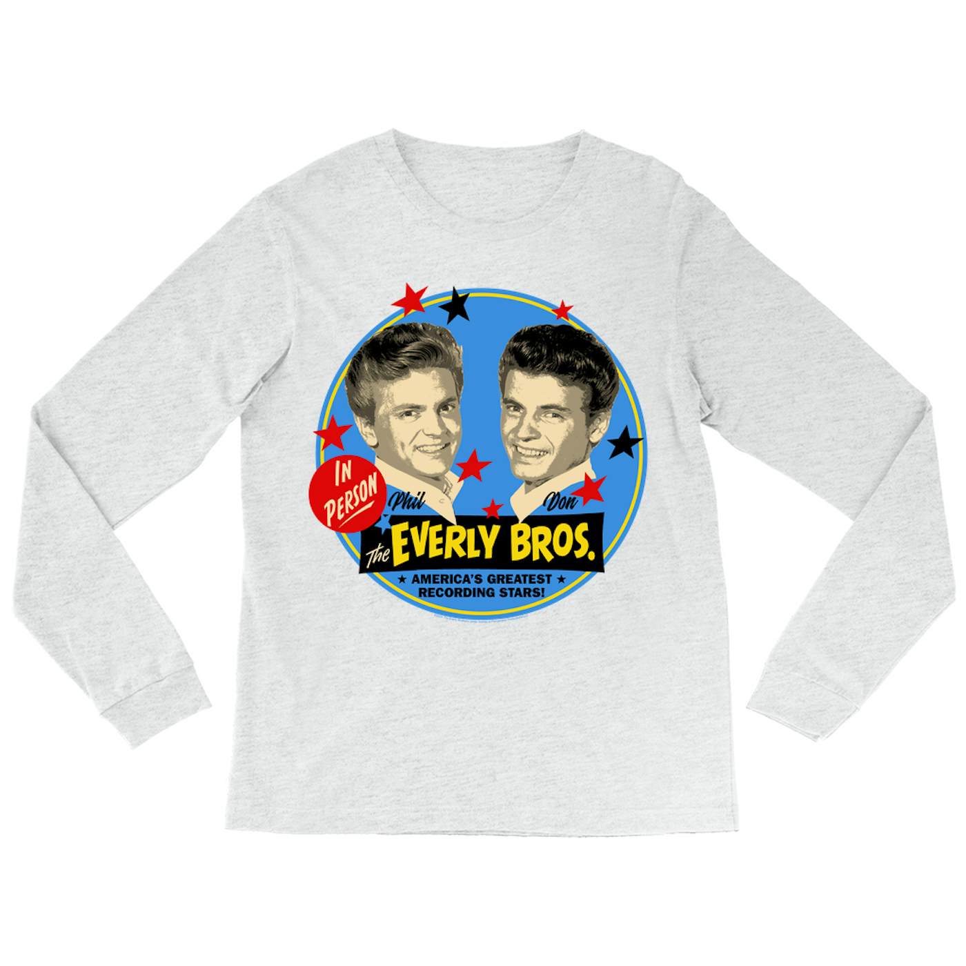 The Everly Brothers Long Sleeve Shirt | America's Greatest Recording Stars Promotion Image The Everly Brothers Shirt