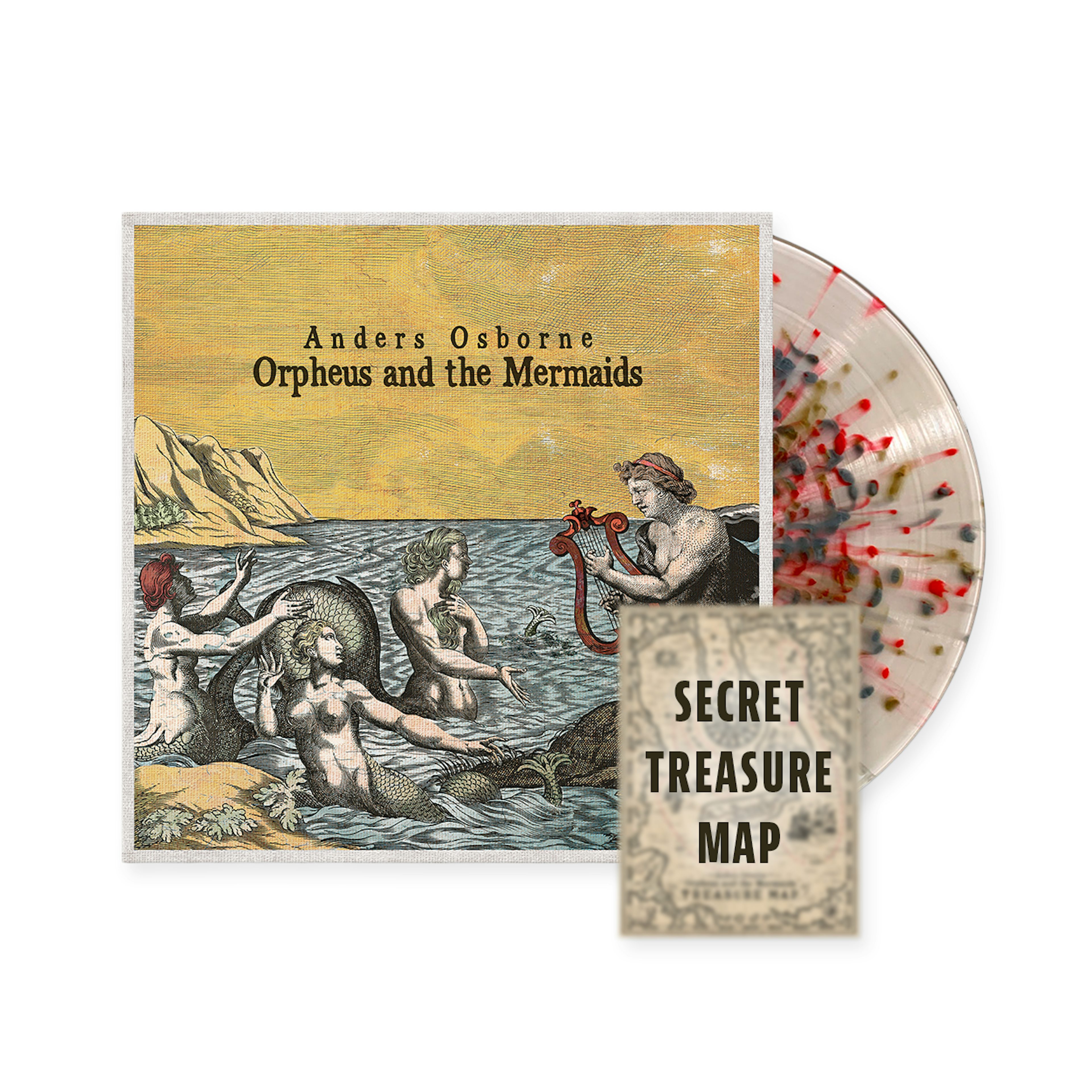 Anders Osborne "Orpheus and the Mermaids" Colored Vinyl w/ Treasure Map