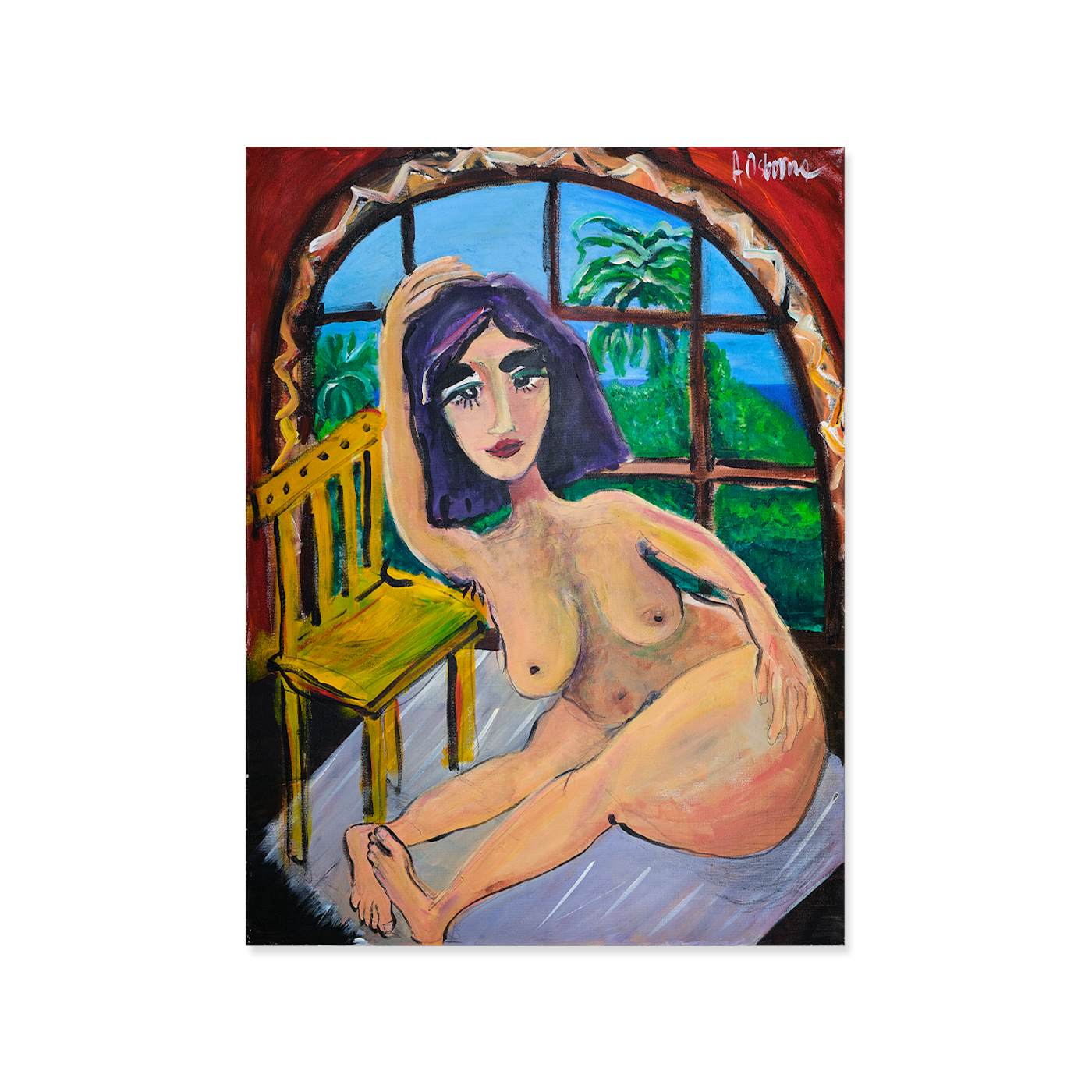 Anders Osborne Mexican Girlfriend - Acrylic on Canvas - 30" x 40"