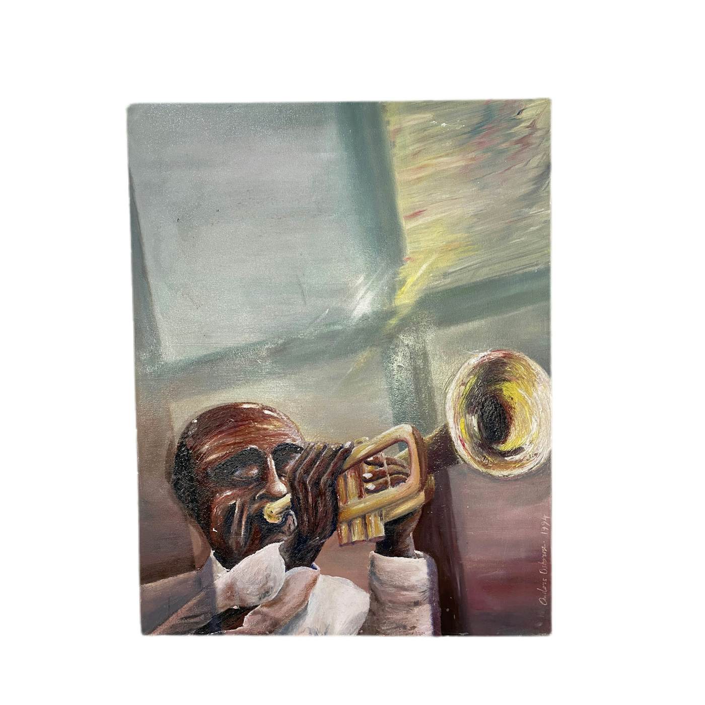 Anders Osborne Lepage Street Blues  - Oil on Canvas - 22" x 28"