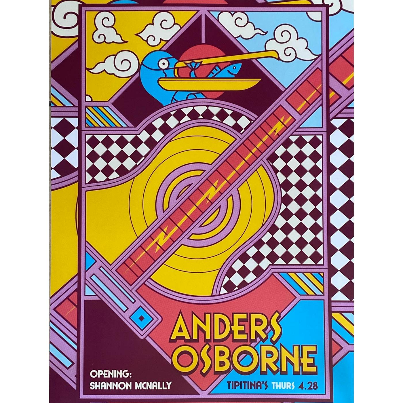 Anders Osborne Jazz Fest 2022 at Tipitina's Poster