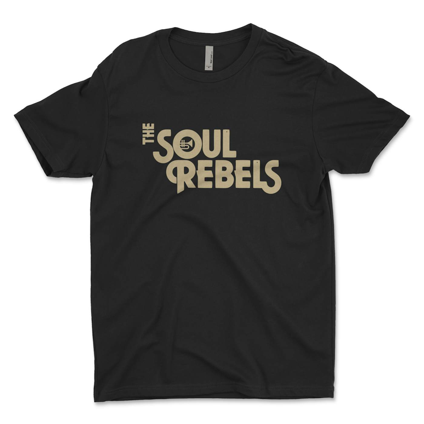 Soul Rebels Unisex Logo Tee - Black & Gold