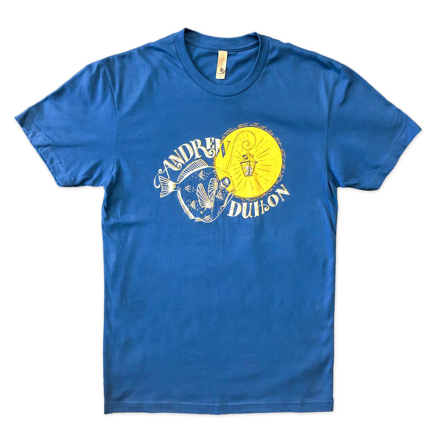 Andrew Duhon Unisex Fish Light T-Shirt - Cool Blue