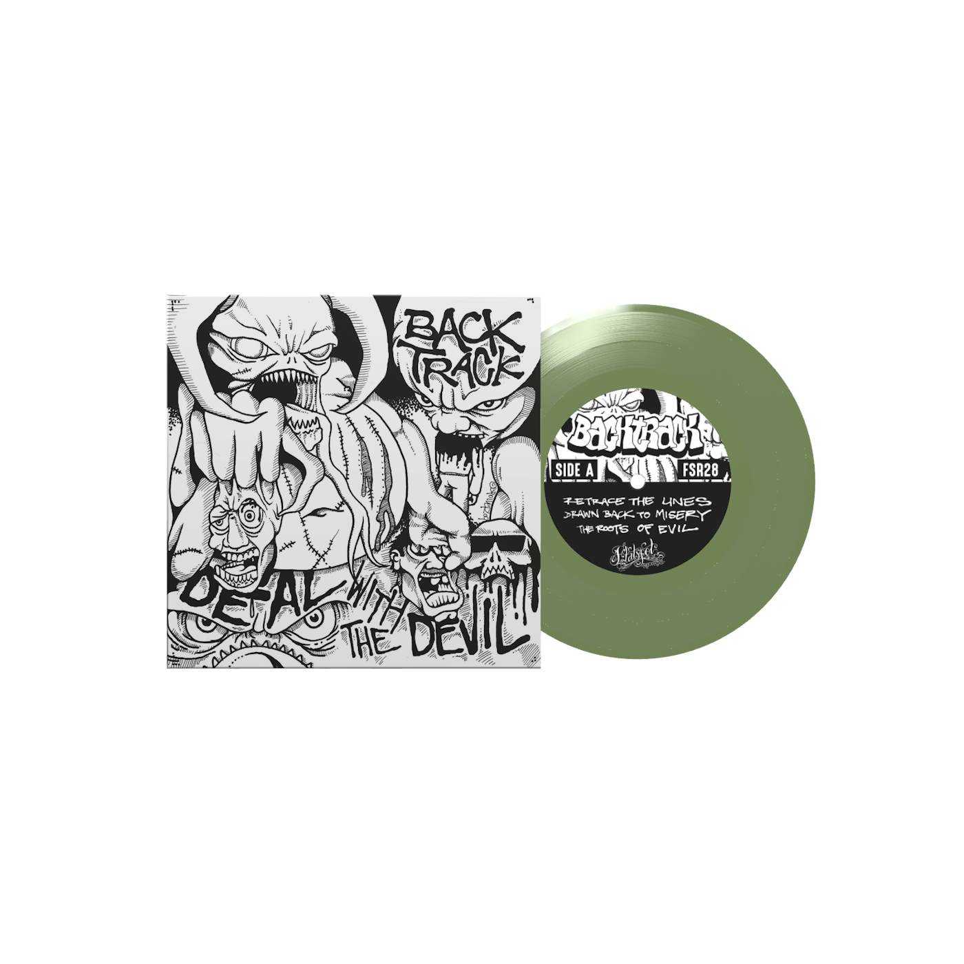 Backtrack - Deal With The Devil Green 7"