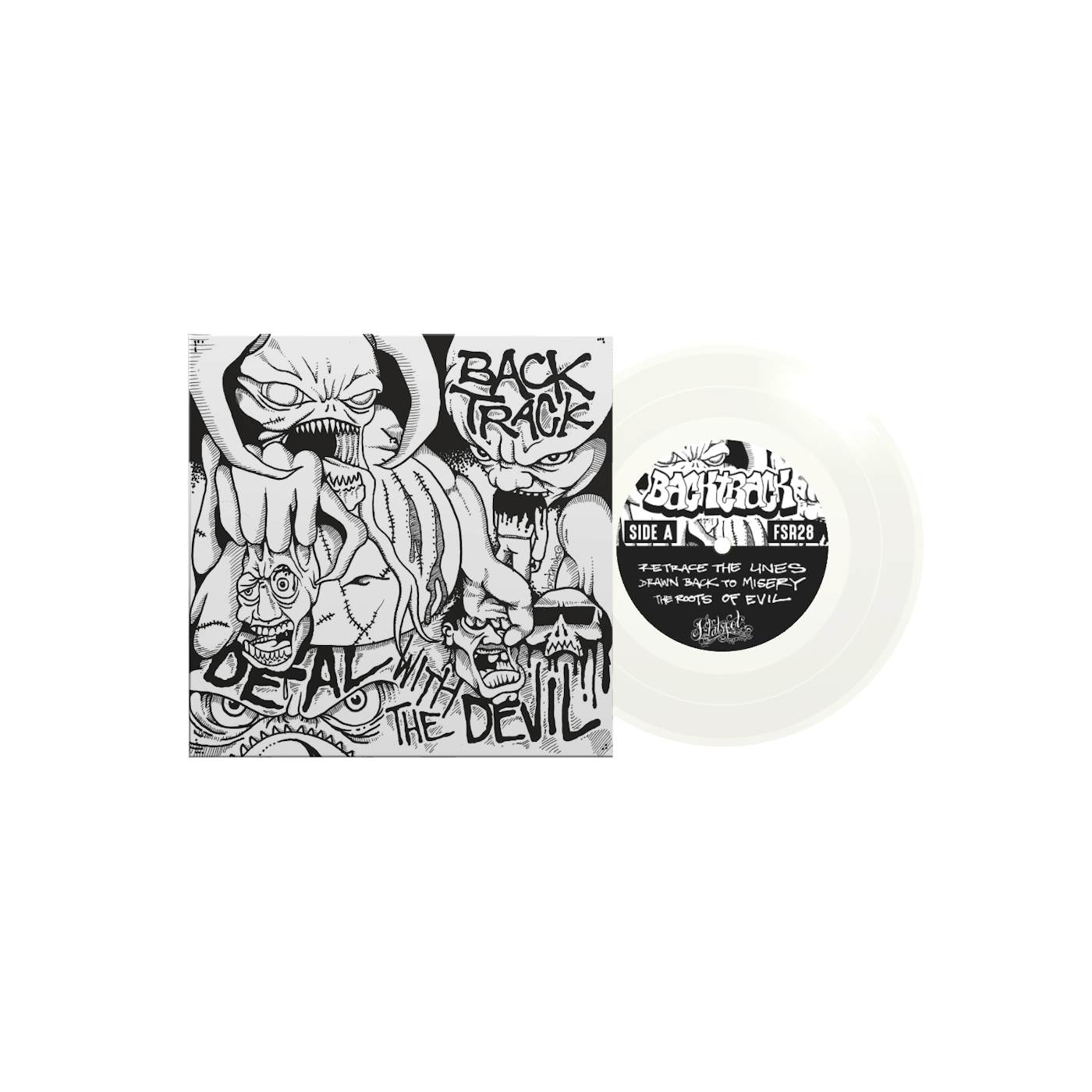 Backtrack - Deal With The Devil Clear 7"