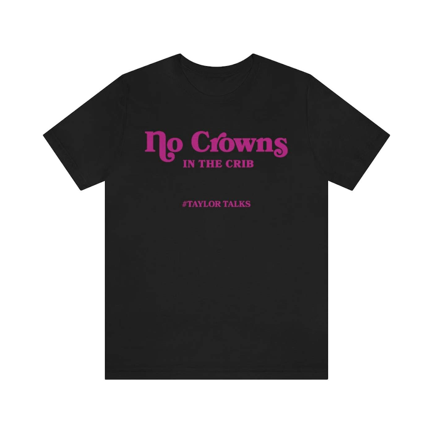 Fantasia - No Crowns Pink/black Tee