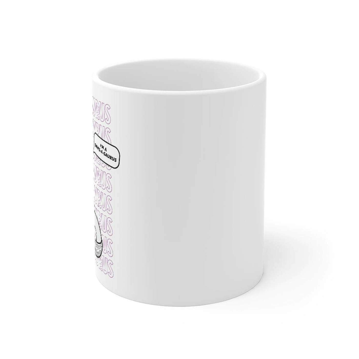 Fantasia - Swipe-A-Saurus Mug in White