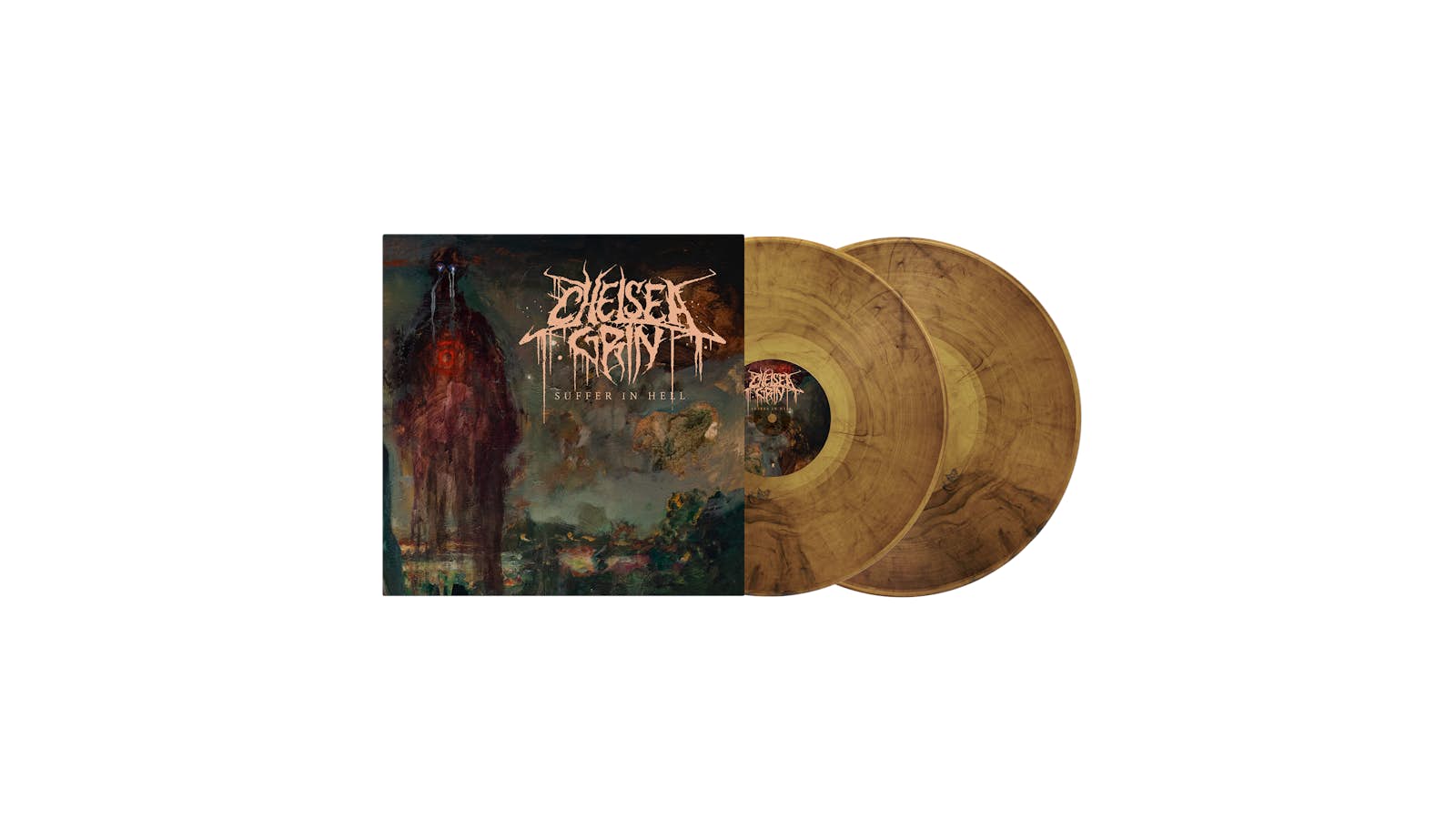 Chelsea Grin - Suffer in Hell // Suffer in Heaven - Beer w/Black Smoke  (Limited to 1000)