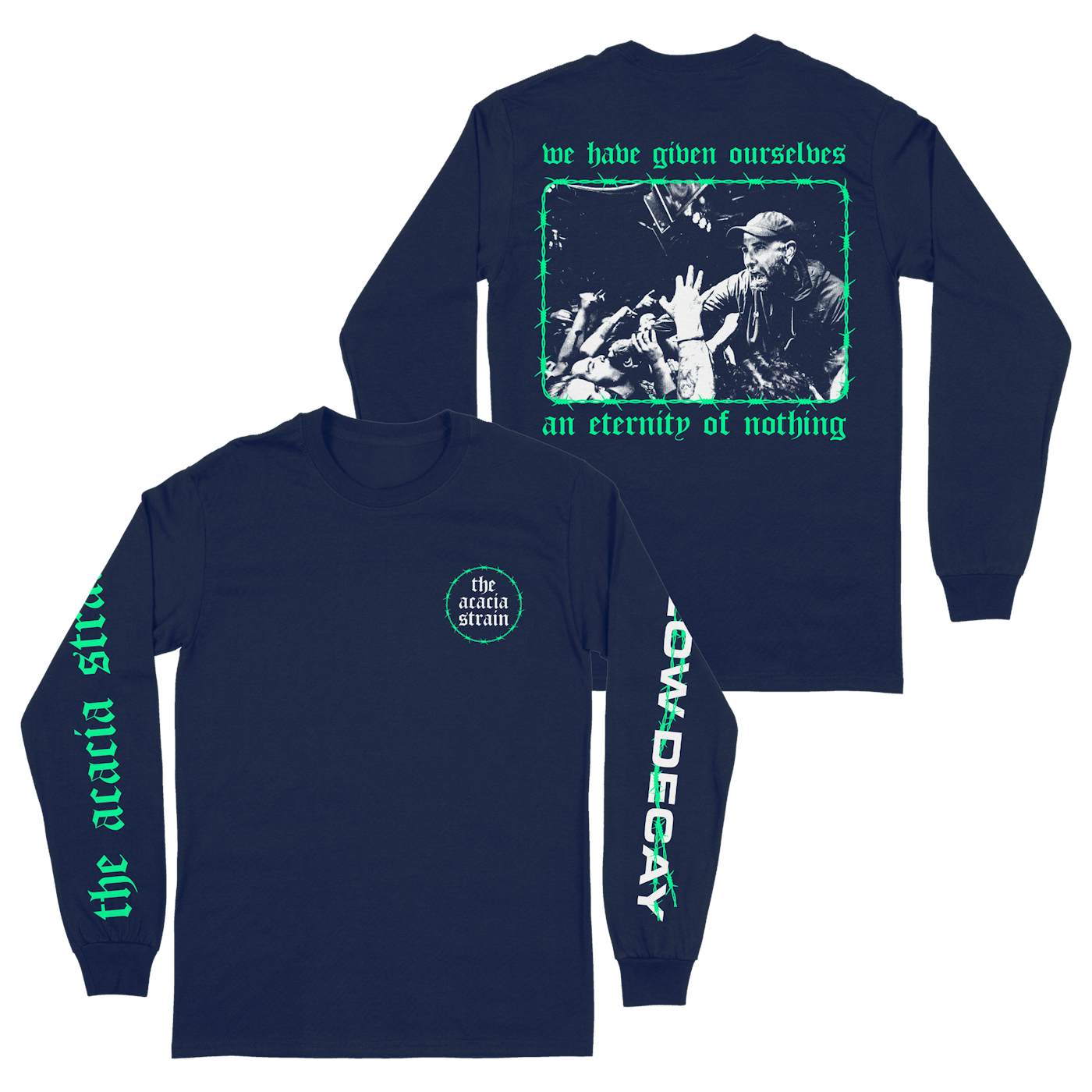 The Acacia Strain - An Eternity of Nothing Long Sleeve - Navy