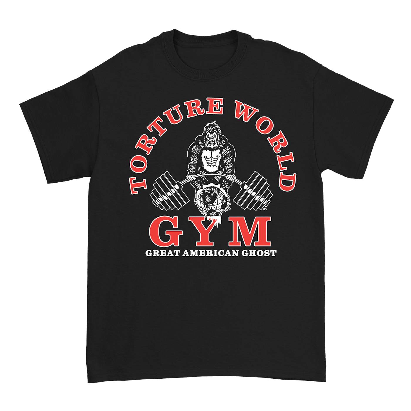 Great American Ghost - Torture World Gym T-Shirt (Pre-Order)