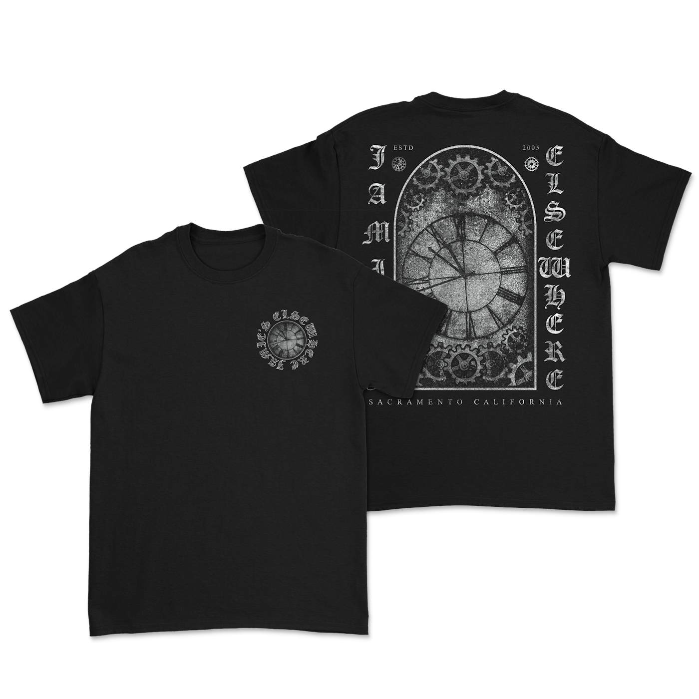 Jamie's Elsewhere - Clocks T-Shirt