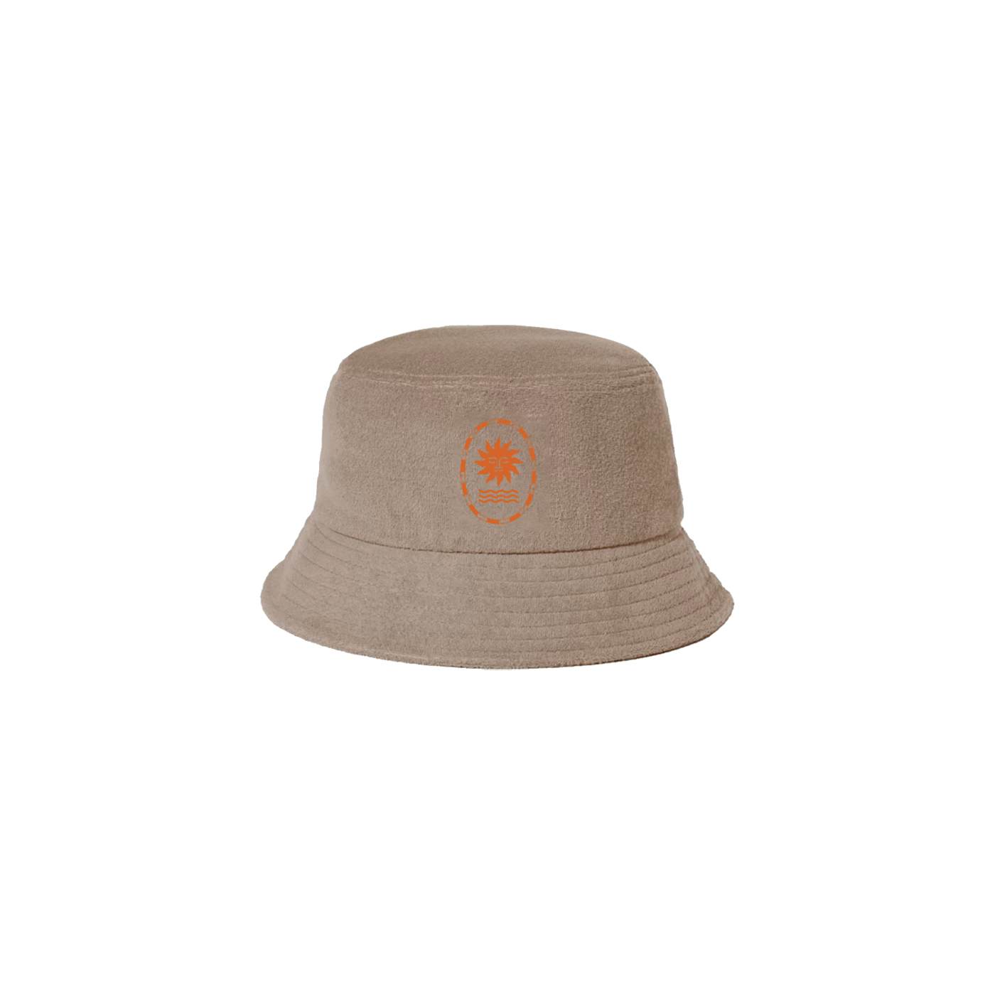 RÜFÜS DU SOL Sundream Orange Sun Rays Bucket Hat