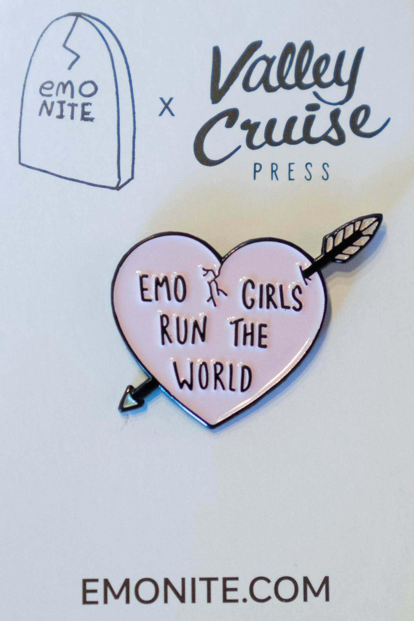 Emo Nite Emo Girls Pin