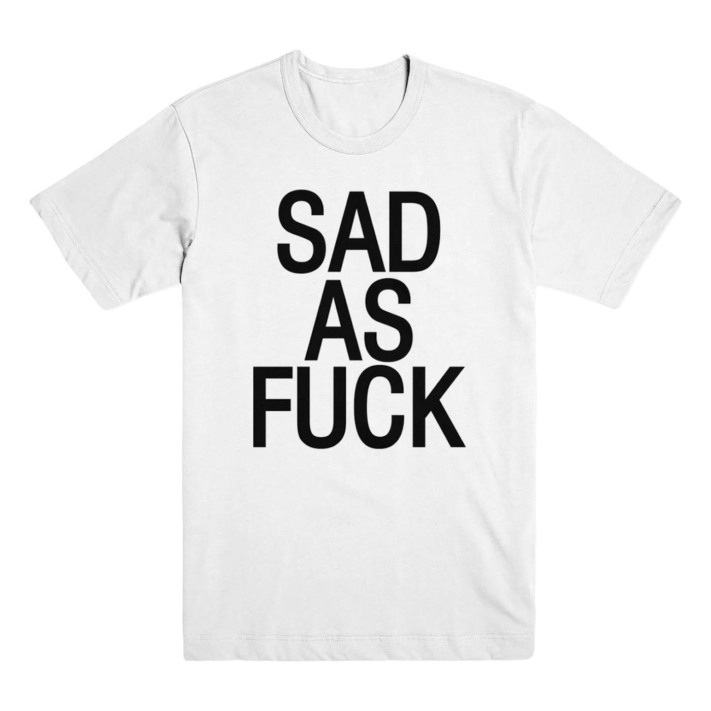 Emo Nite Sad As Fuck T-Shirt - White/Black