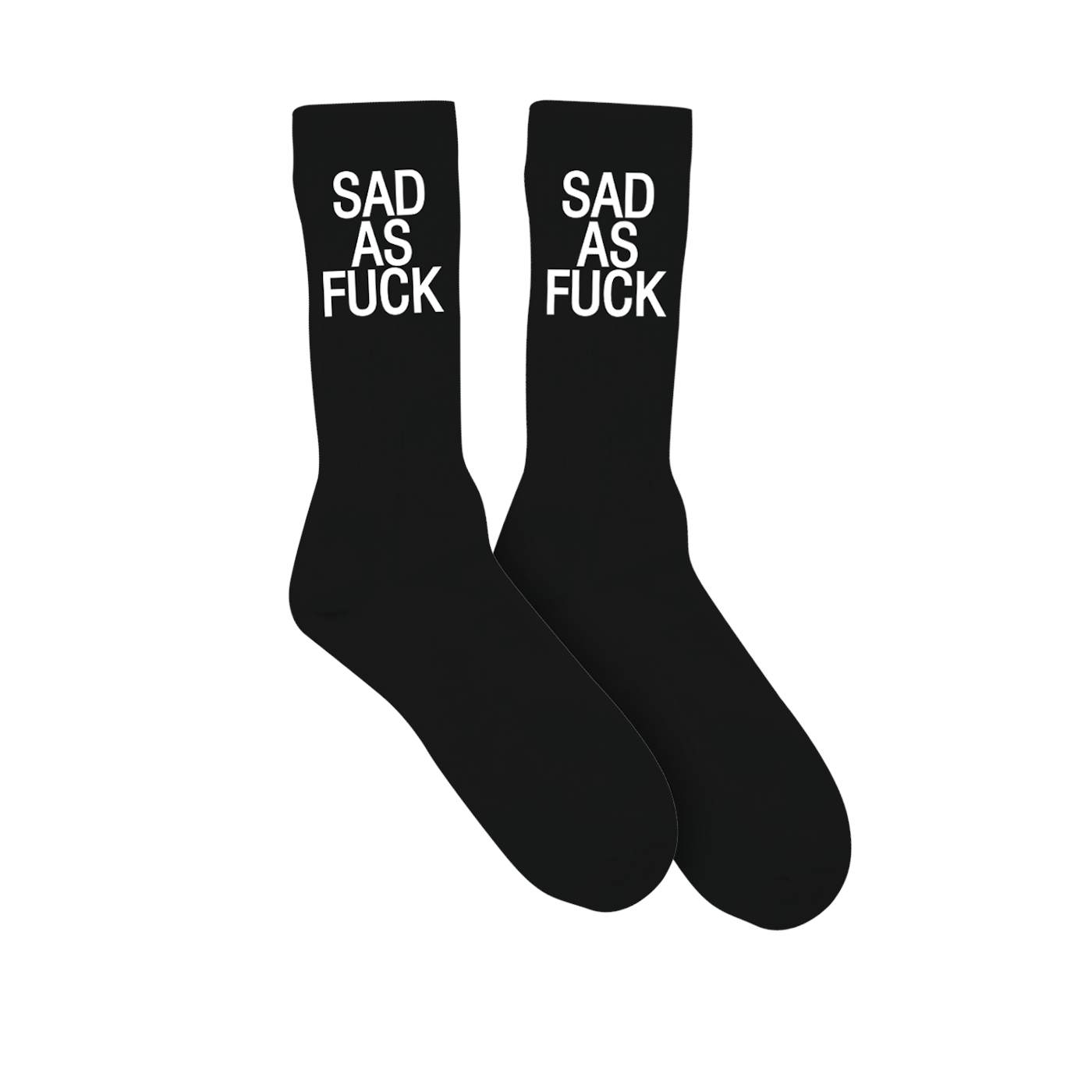 Emo Nite Sad As Fuck Socks