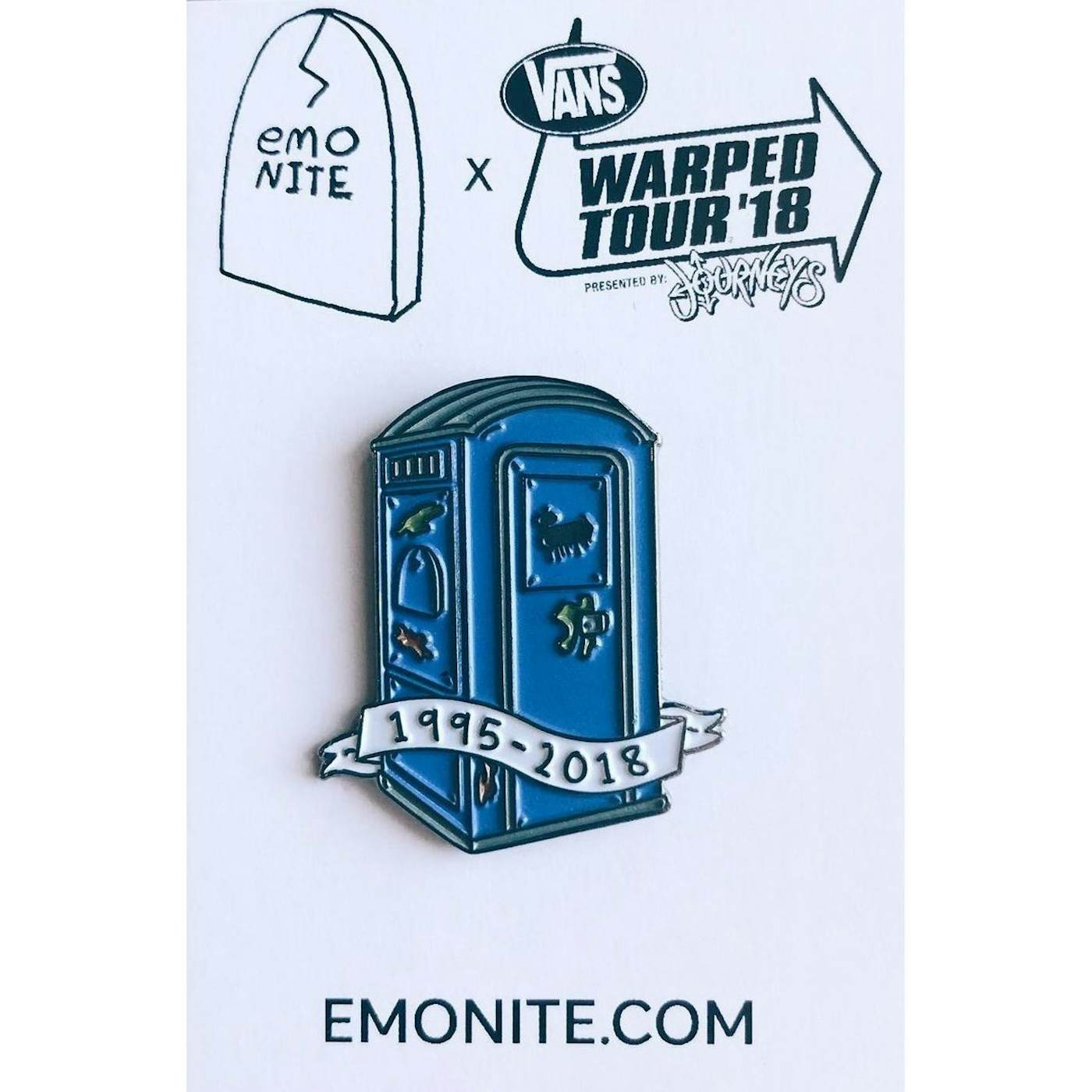 Warped Tour x Emo Nite Porta Potty Pin