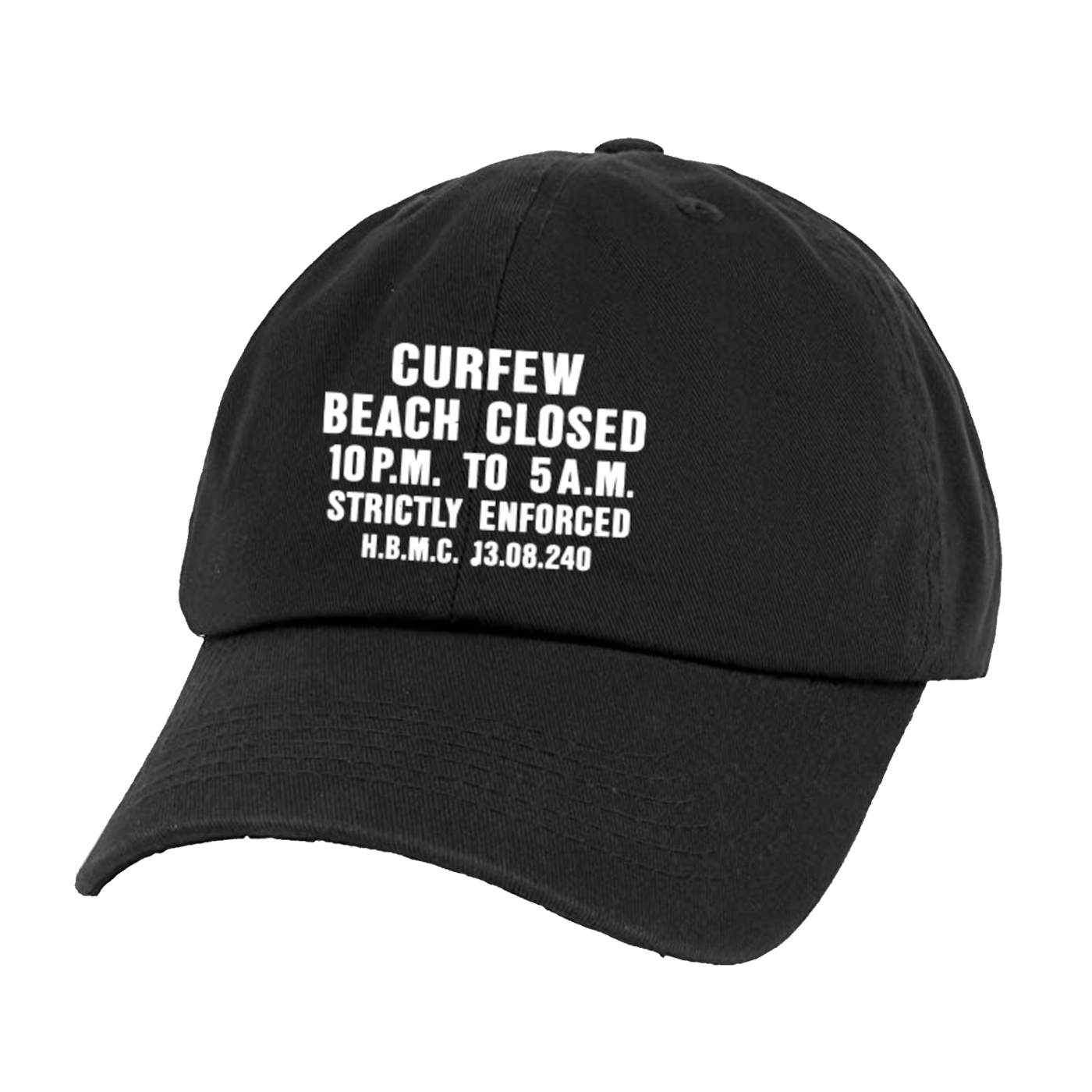 Yung Pinch Black Beach Curfew Hat