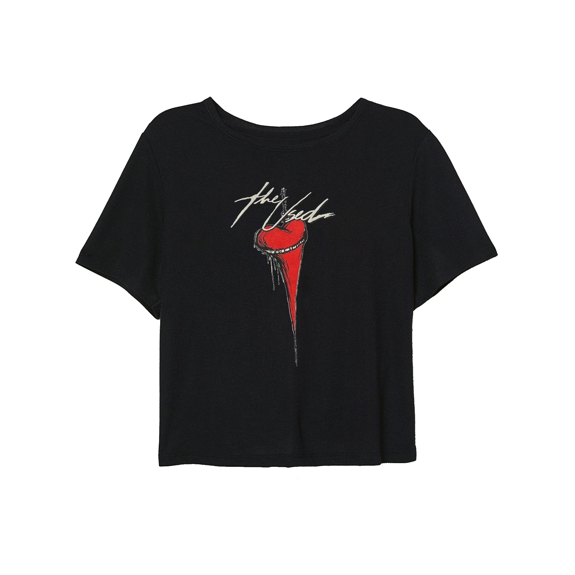 The Used Heart Noose Crop Top