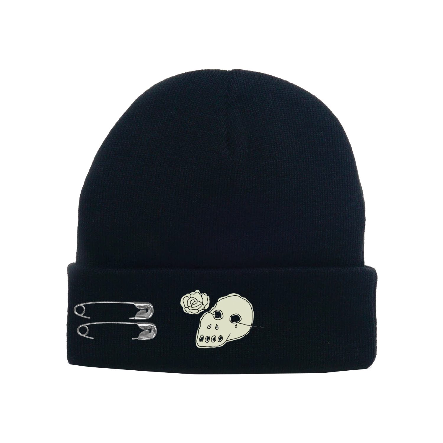 Trevor Daniel Safety Pin Beanie