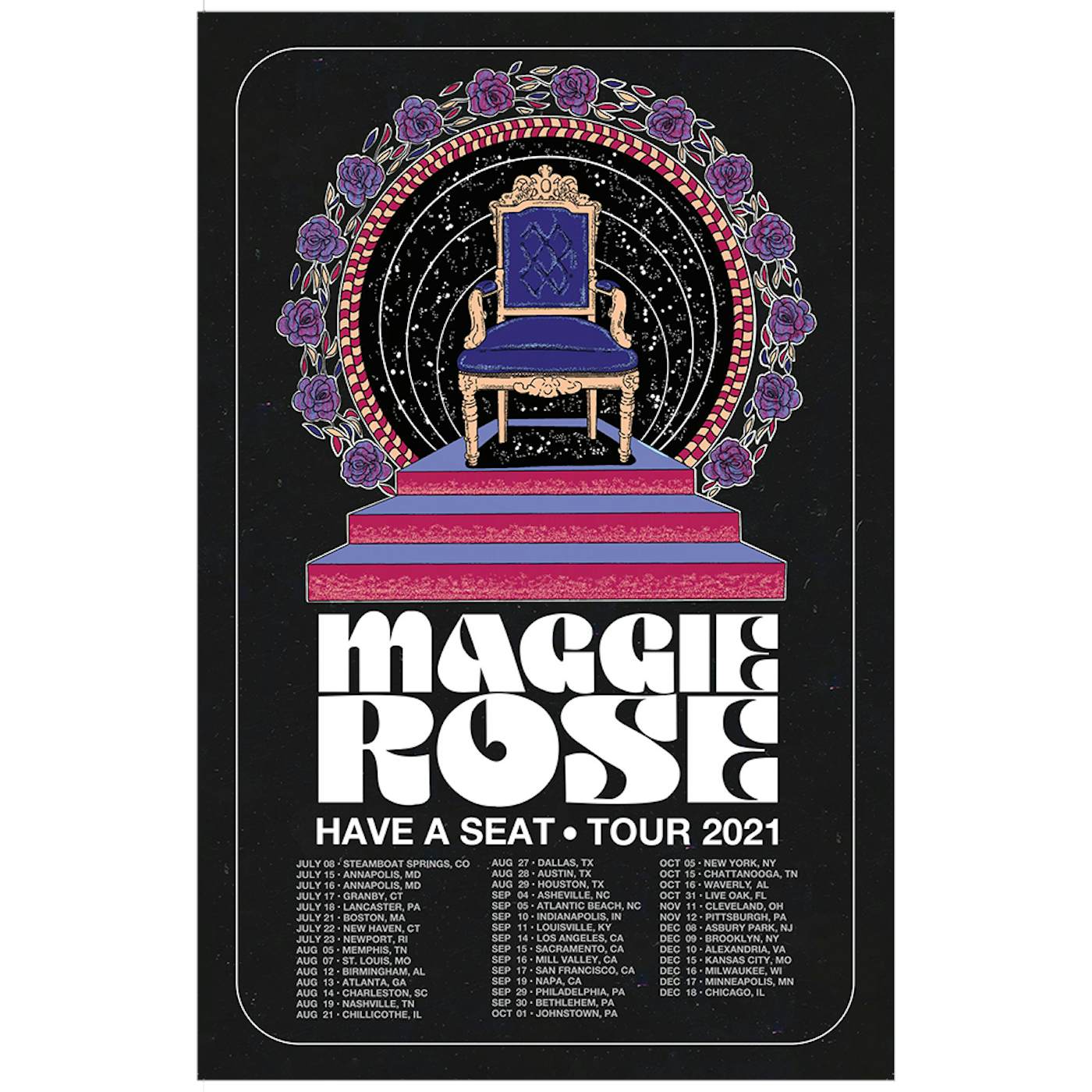 Maggie Rose HAVE A SEAT TOUR POSTER