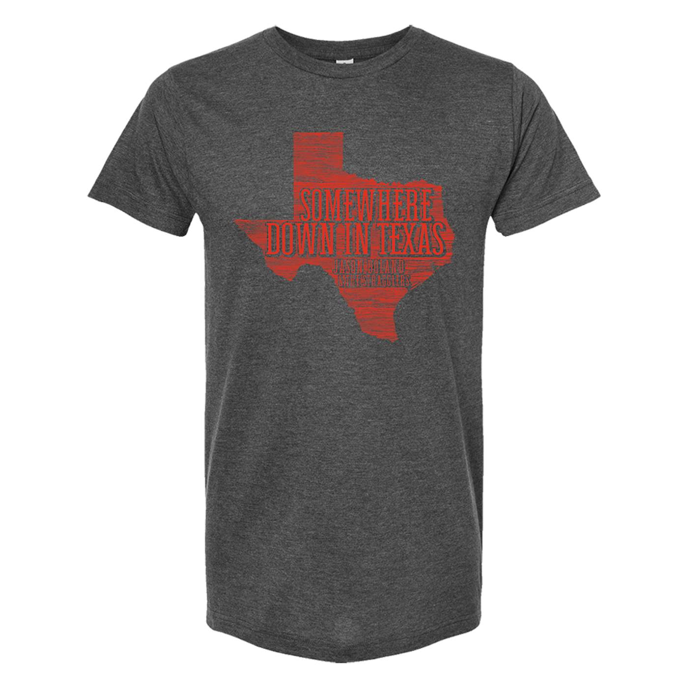 Jason Boland & The Stragglers Somewhere Down in Texas Tee - Grey